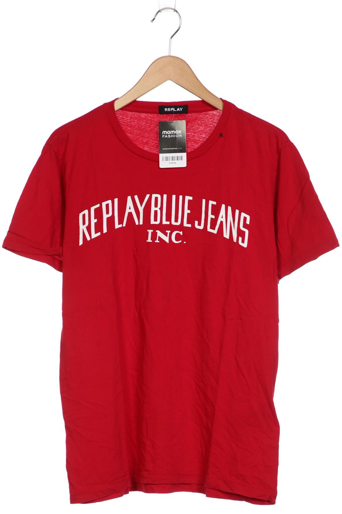 

Replay Herren T-Shirt, rot, Gr. 52