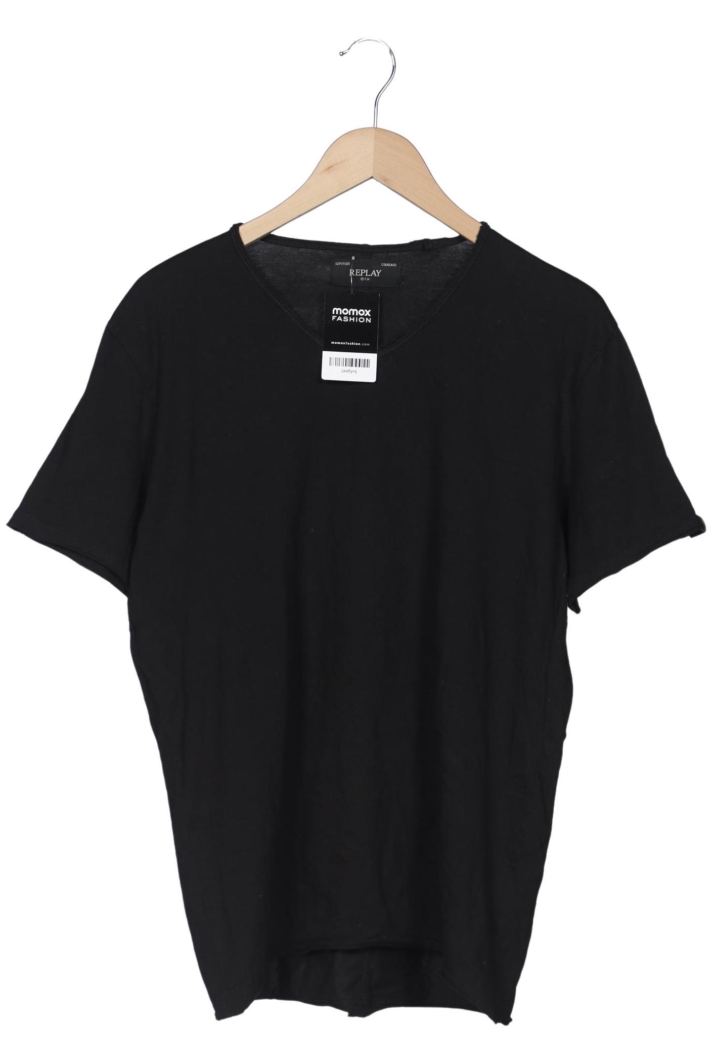 

Replay Herren T-Shirt, schwarz, Gr. 52