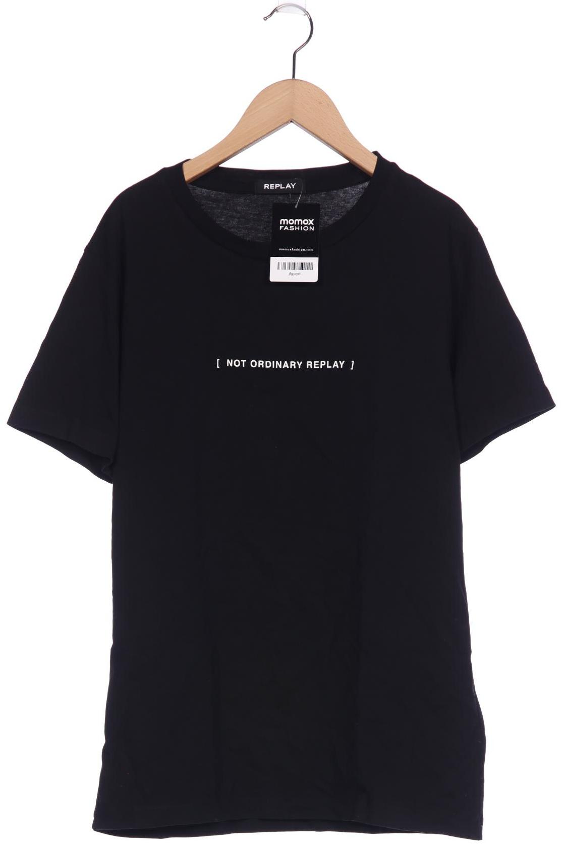 

Replay Herren T-Shirt, schwarz