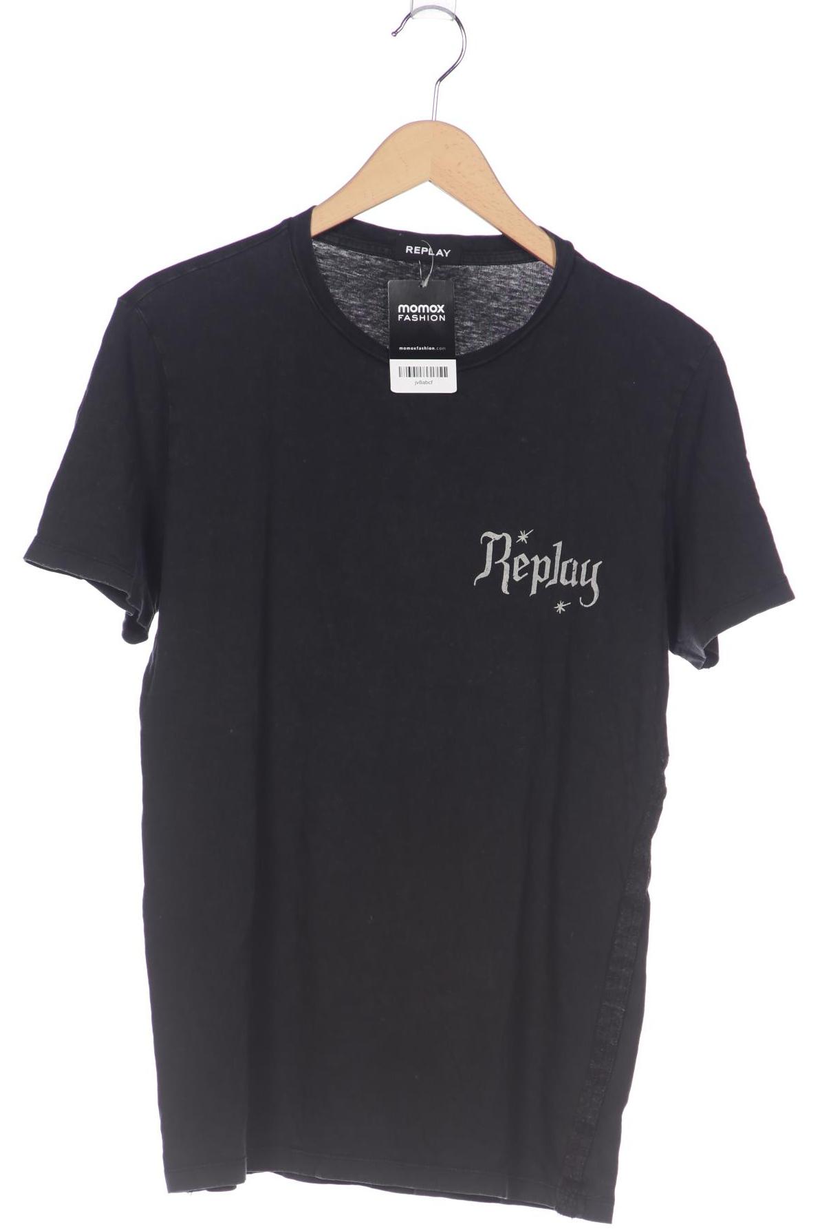 

Replay Herren T-Shirt, schwarz, Gr. 48