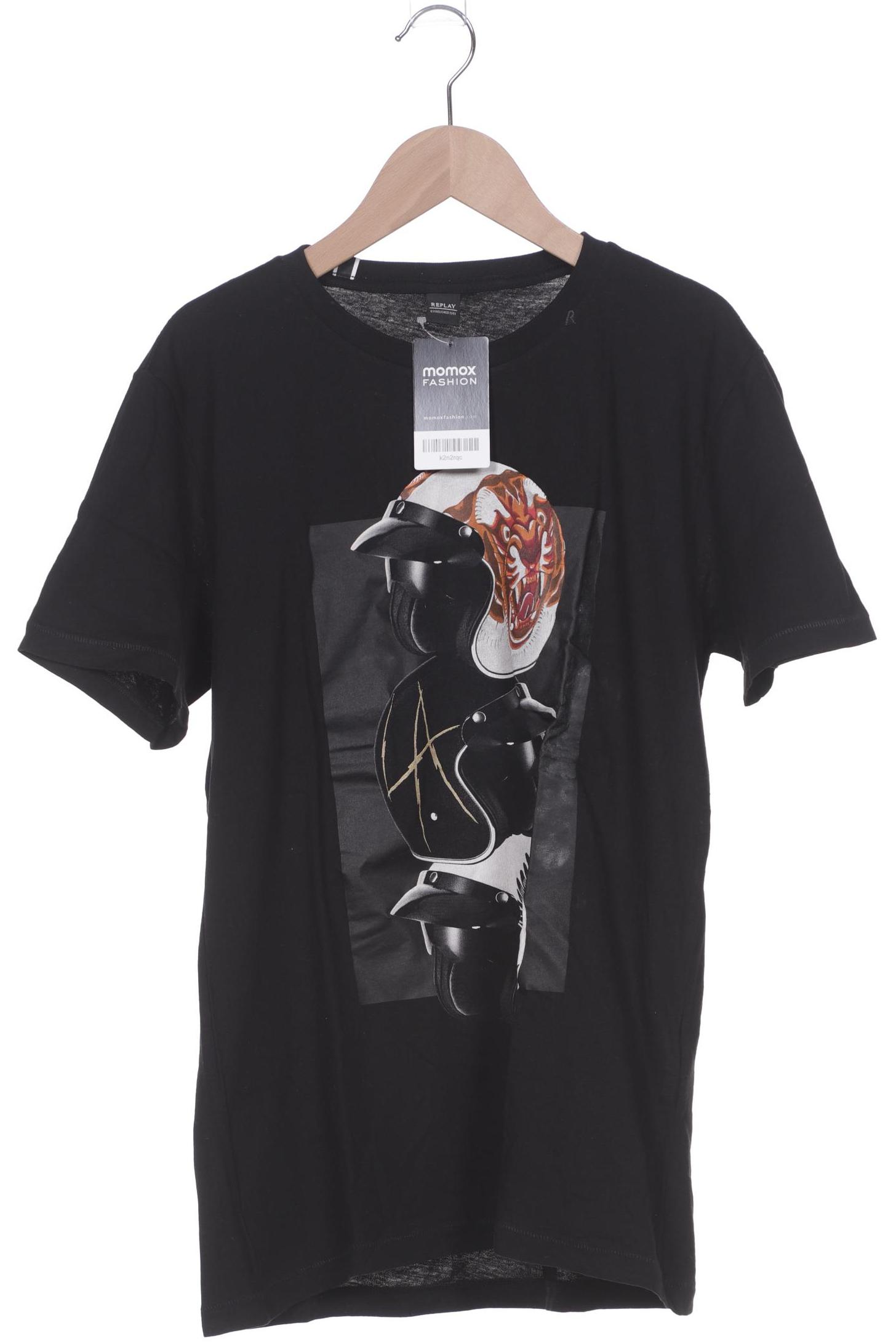 

Replay Herren T-Shirt, schwarz, Gr. 48