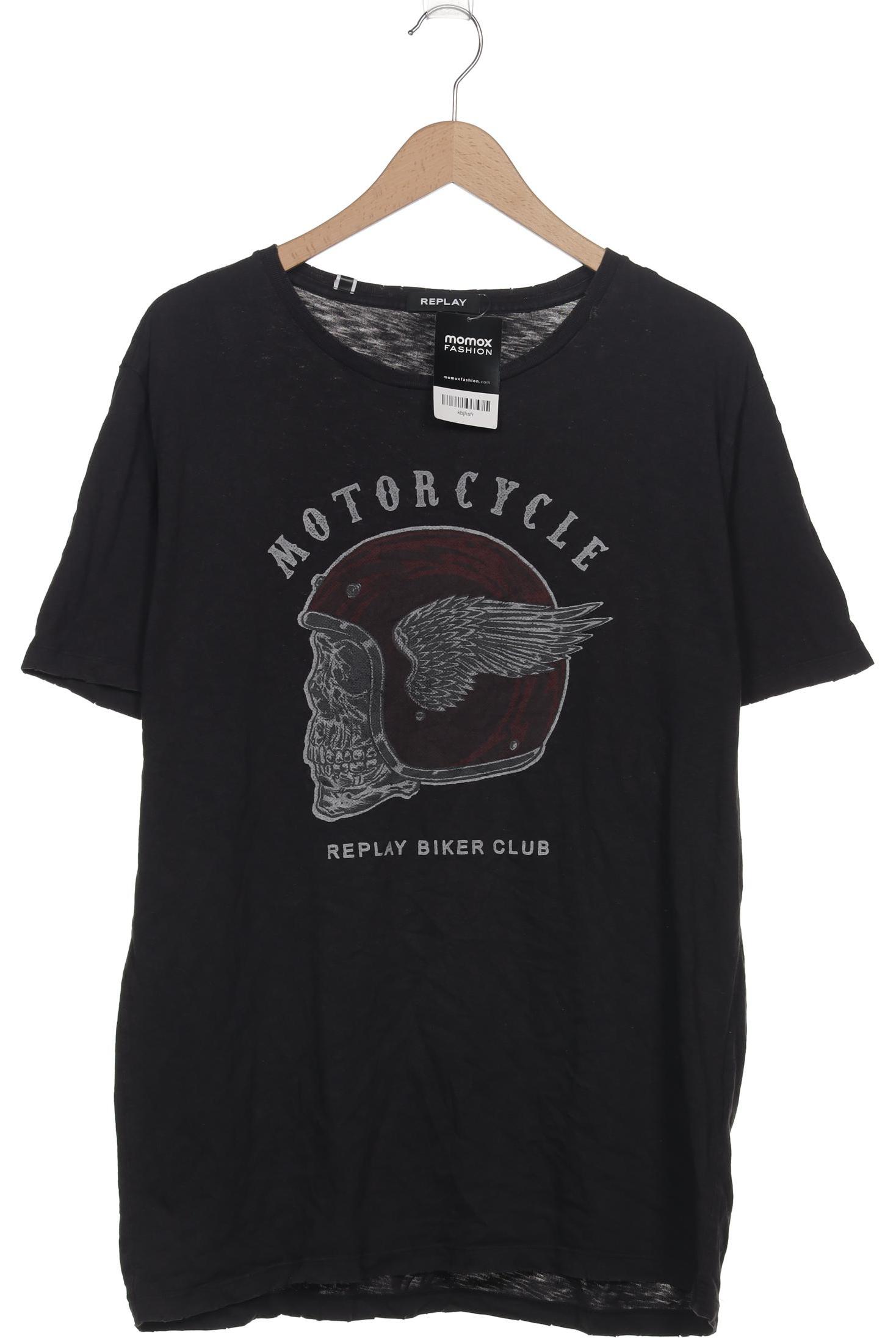 

Replay Herren T-Shirt, schwarz, Gr. 56