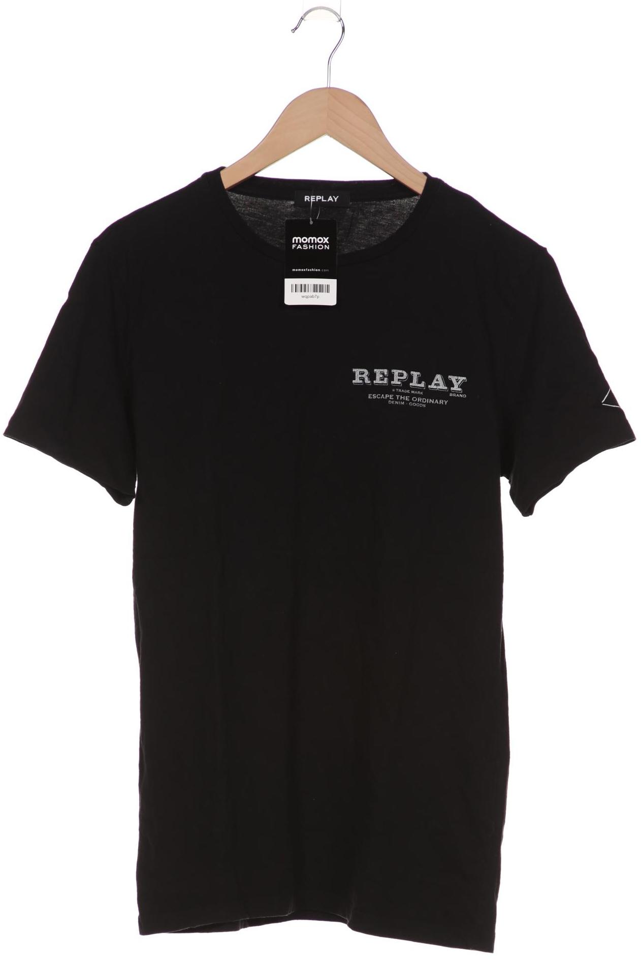 

Replay Herren T-Shirt, schwarz, Gr. 48