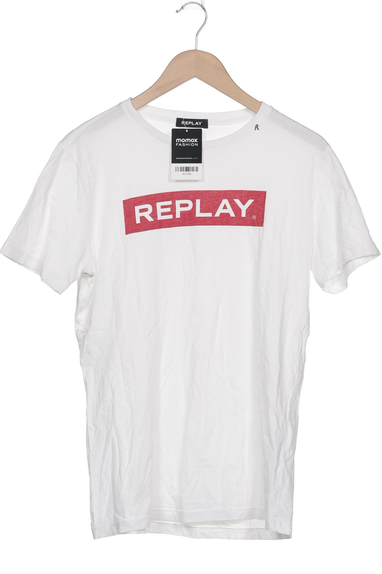 

Replay Herren T-Shirt, weiß, Gr. 52