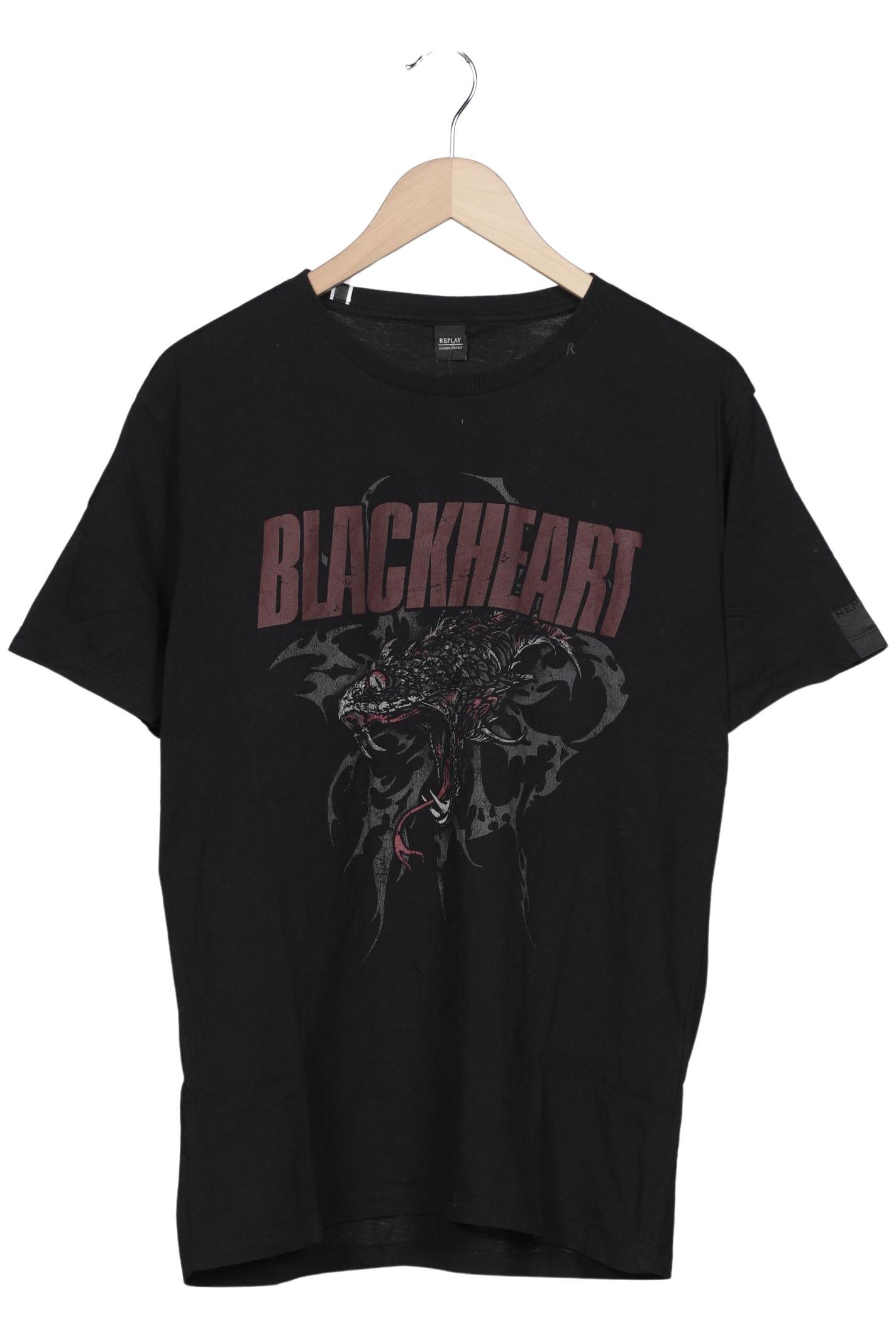 

Replay Herren T-Shirt, schwarz, Gr. 54