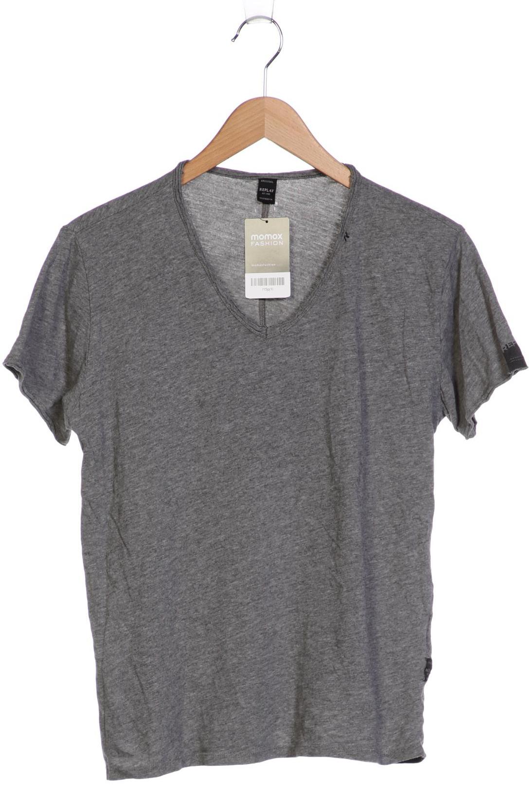 

Replay Herren T-Shirt, grau, Gr. 48