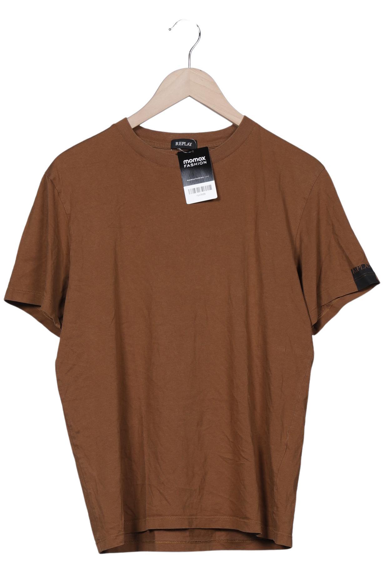 

Replay Herren T-Shirt, braun, Gr. 52