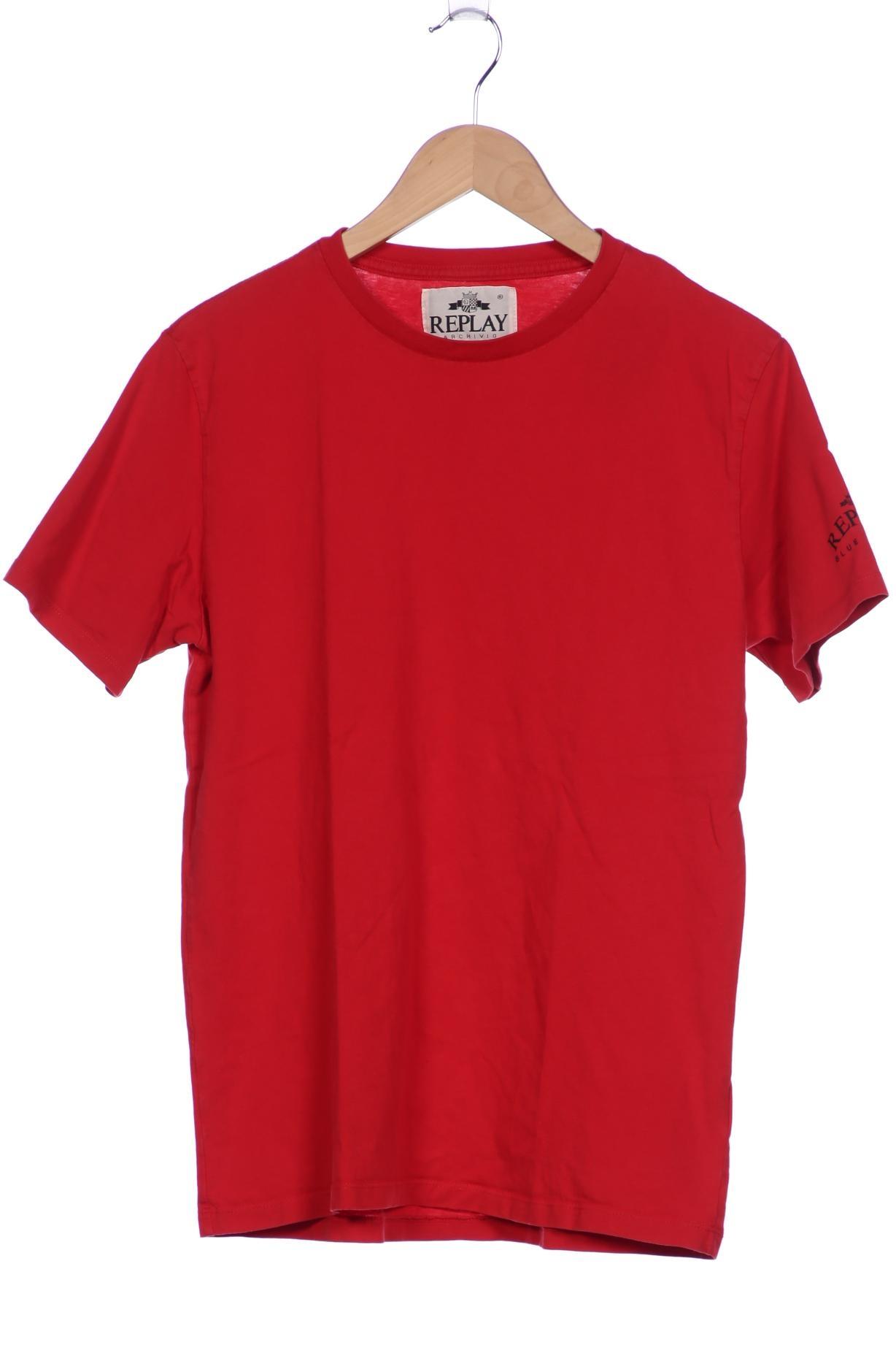 

Replay Herren T-Shirt, rot, Gr. 54