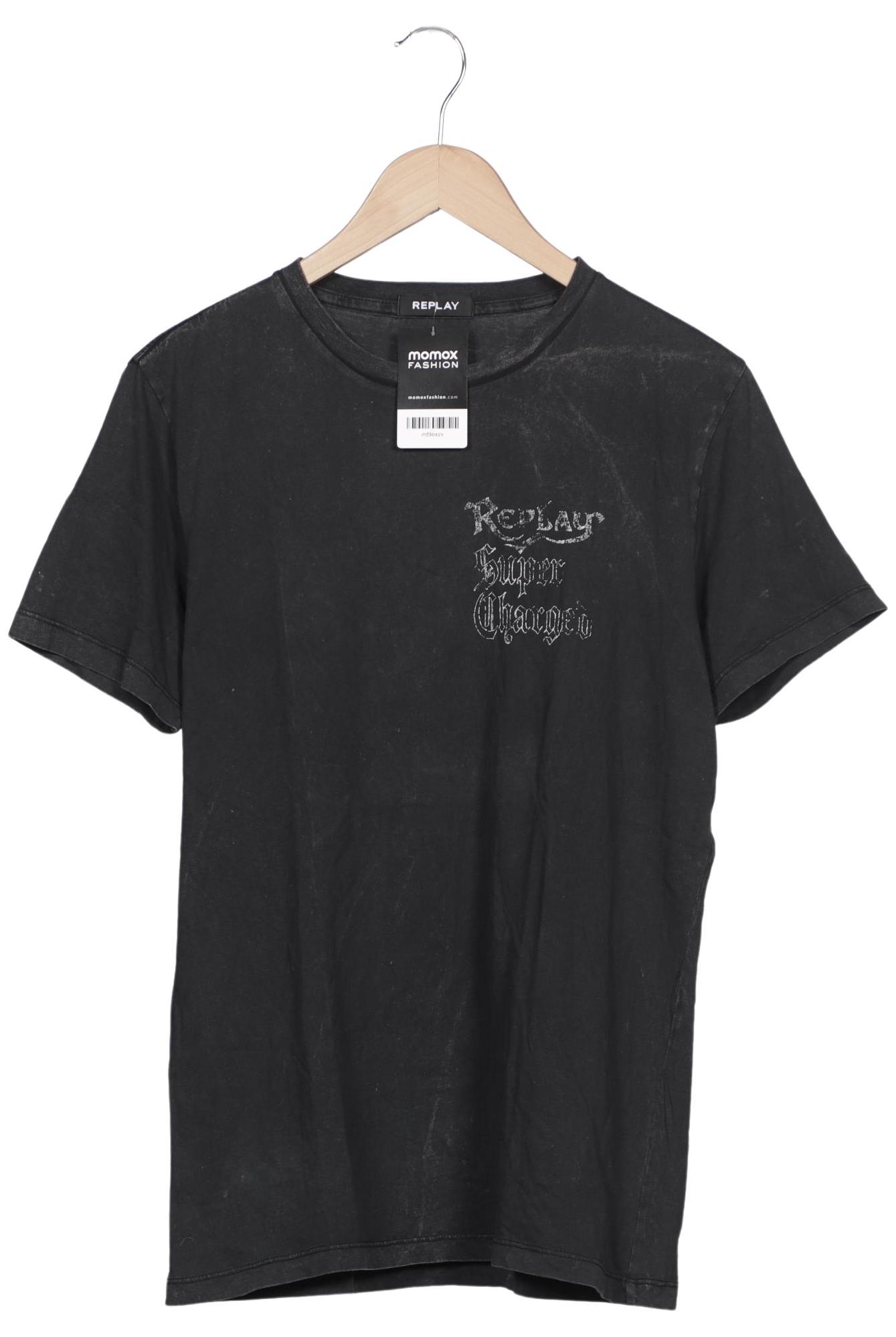 

Replay Herren T-Shirt, grau, Gr. 52
