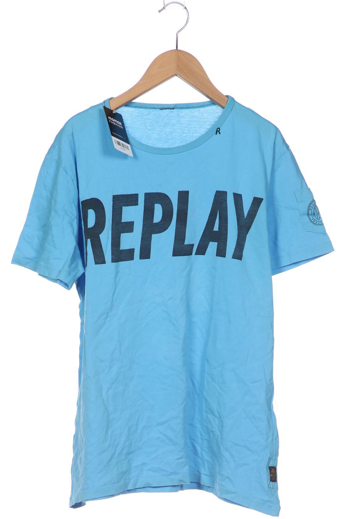 

Replay Herren T-Shirt, blau, Gr. 52