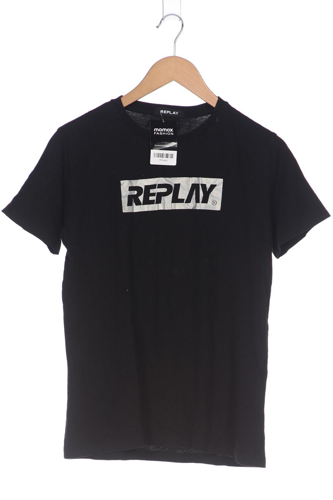 

Replay Herren T-Shirt, schwarz, Gr. 48