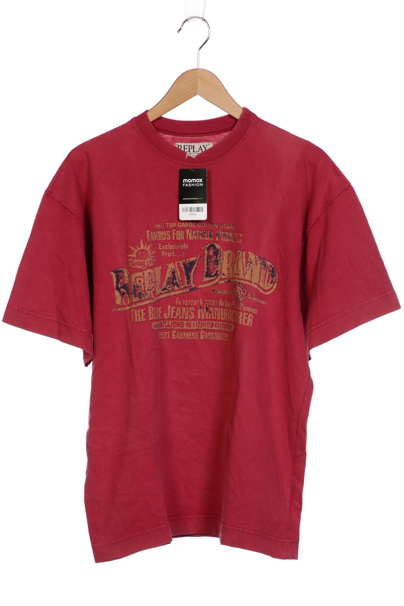 

Replay Herren T-Shirt, pink, Gr. 48