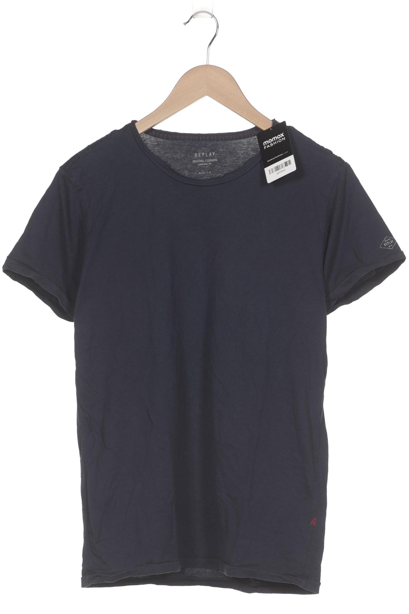 

Replay Herren T-Shirt, marineblau, Gr. 48