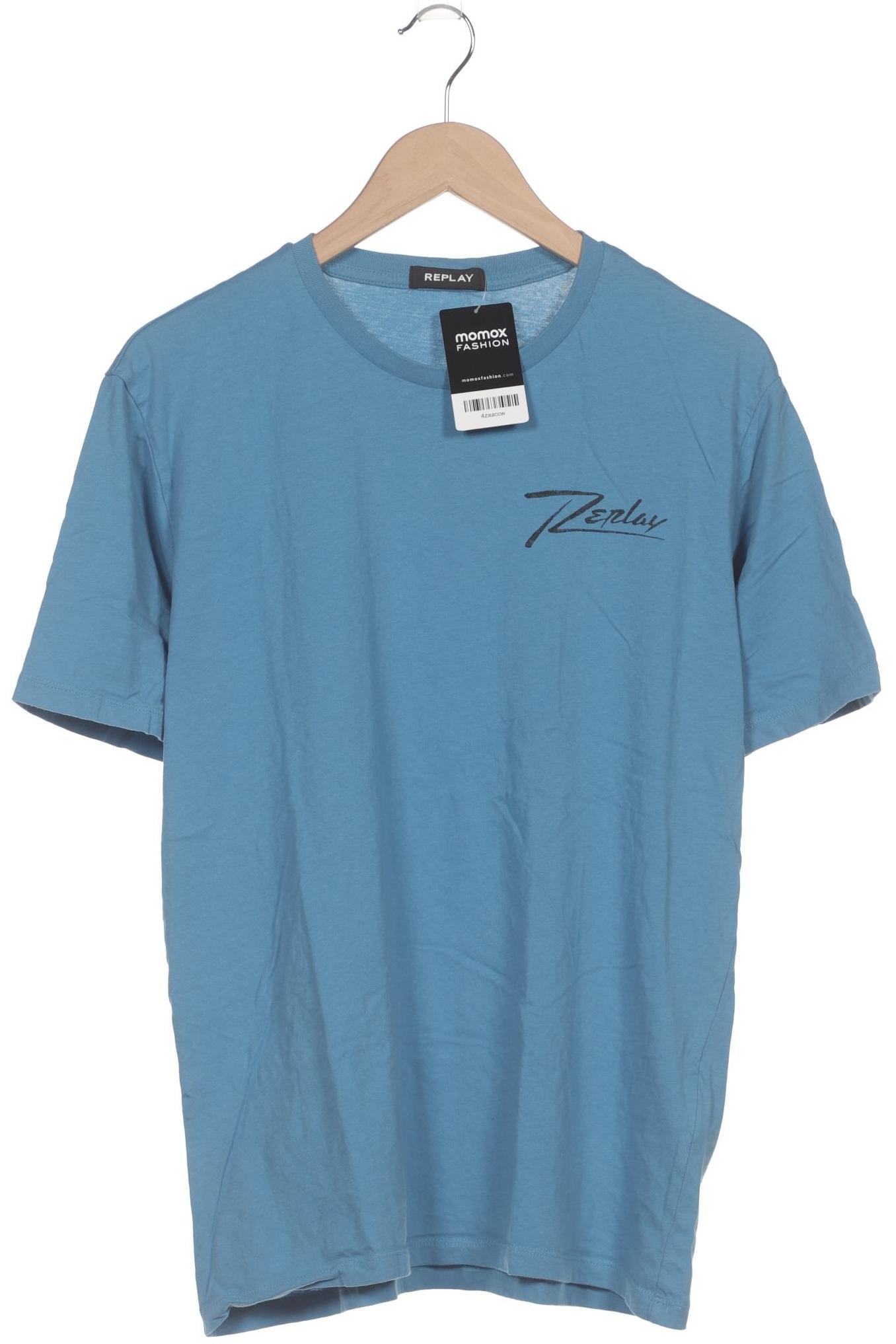 

Replay Herren T-Shirt, blau, Gr. 54