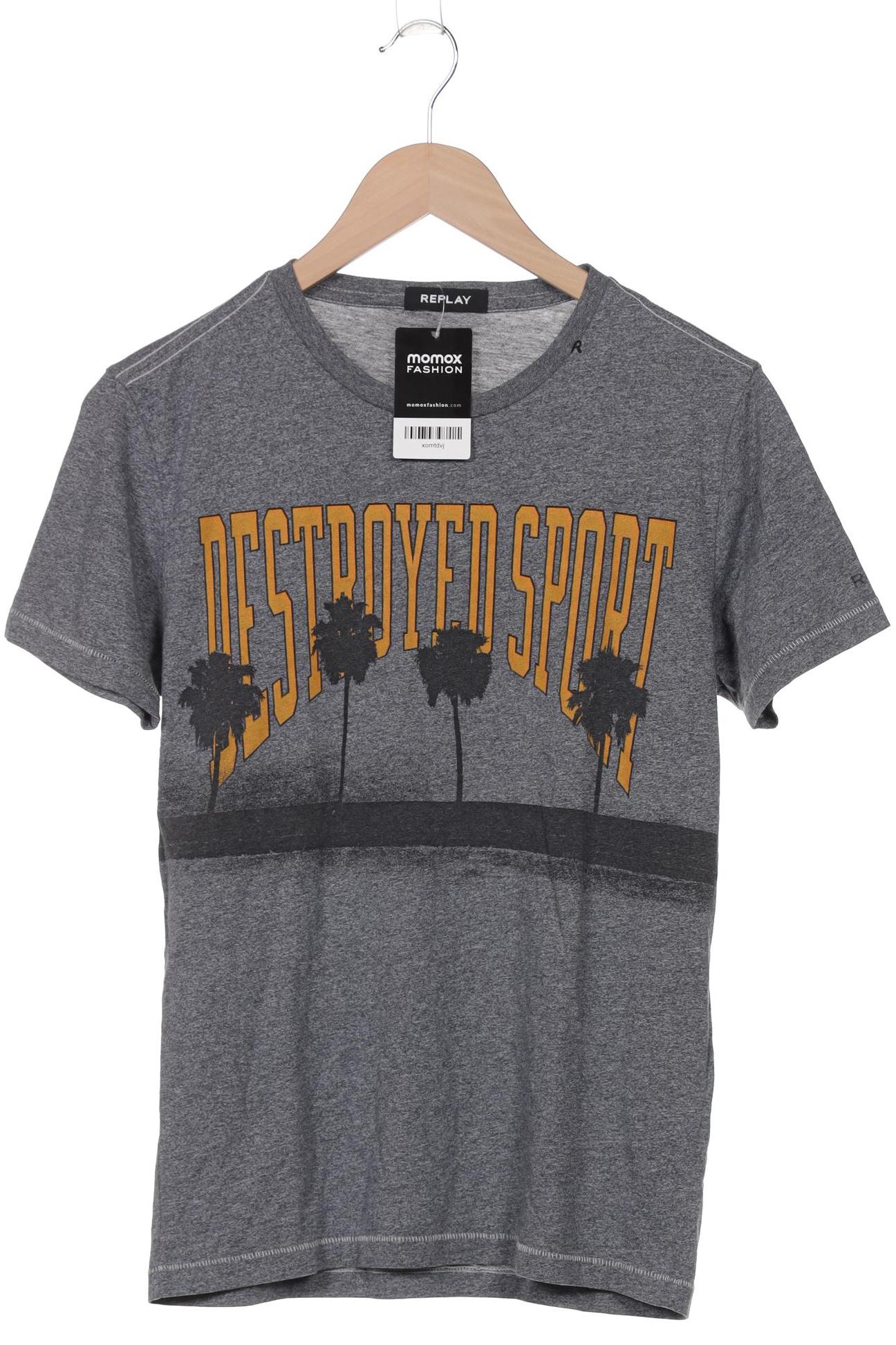 

Replay Herren T-Shirt, grau, Gr. 46