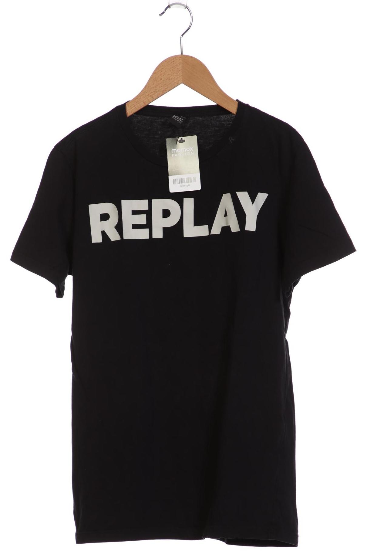 

Replay Herren T-Shirt, schwarz, Gr. 52