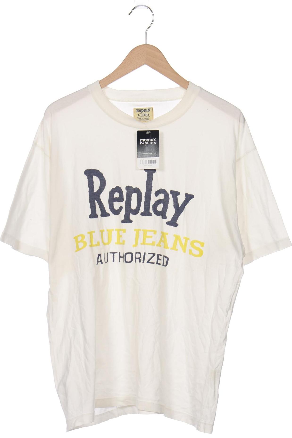 

Replay Herren T-Shirt, weiß