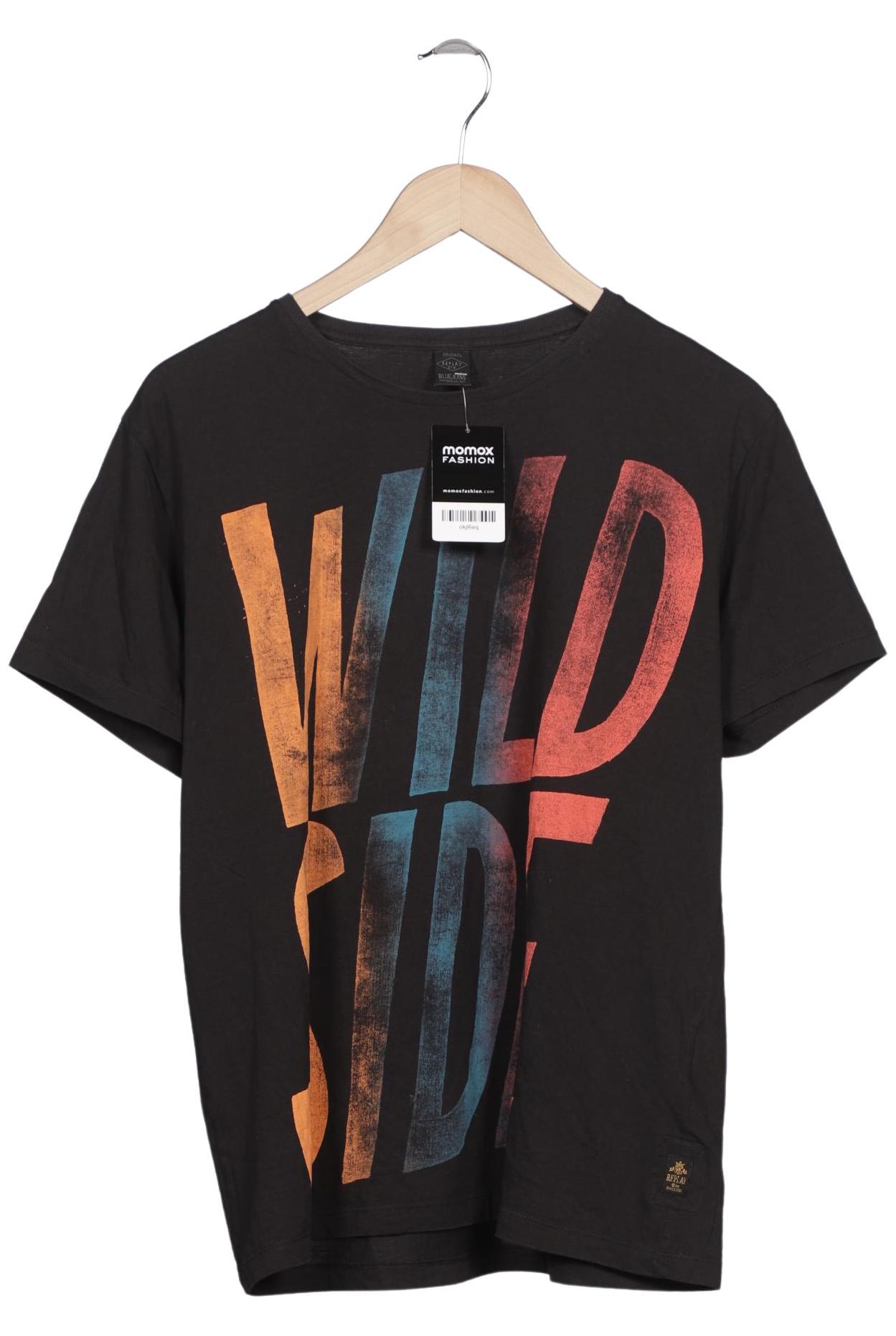 

Replay Herren T-Shirt, schwarz, Gr. 52