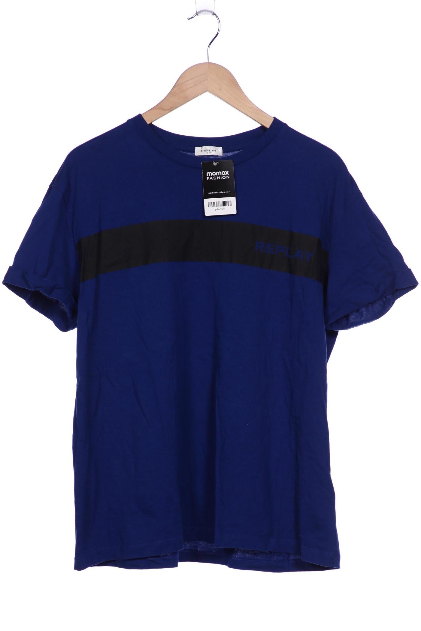 

Replay Herren T-Shirt, blau, Gr. 56