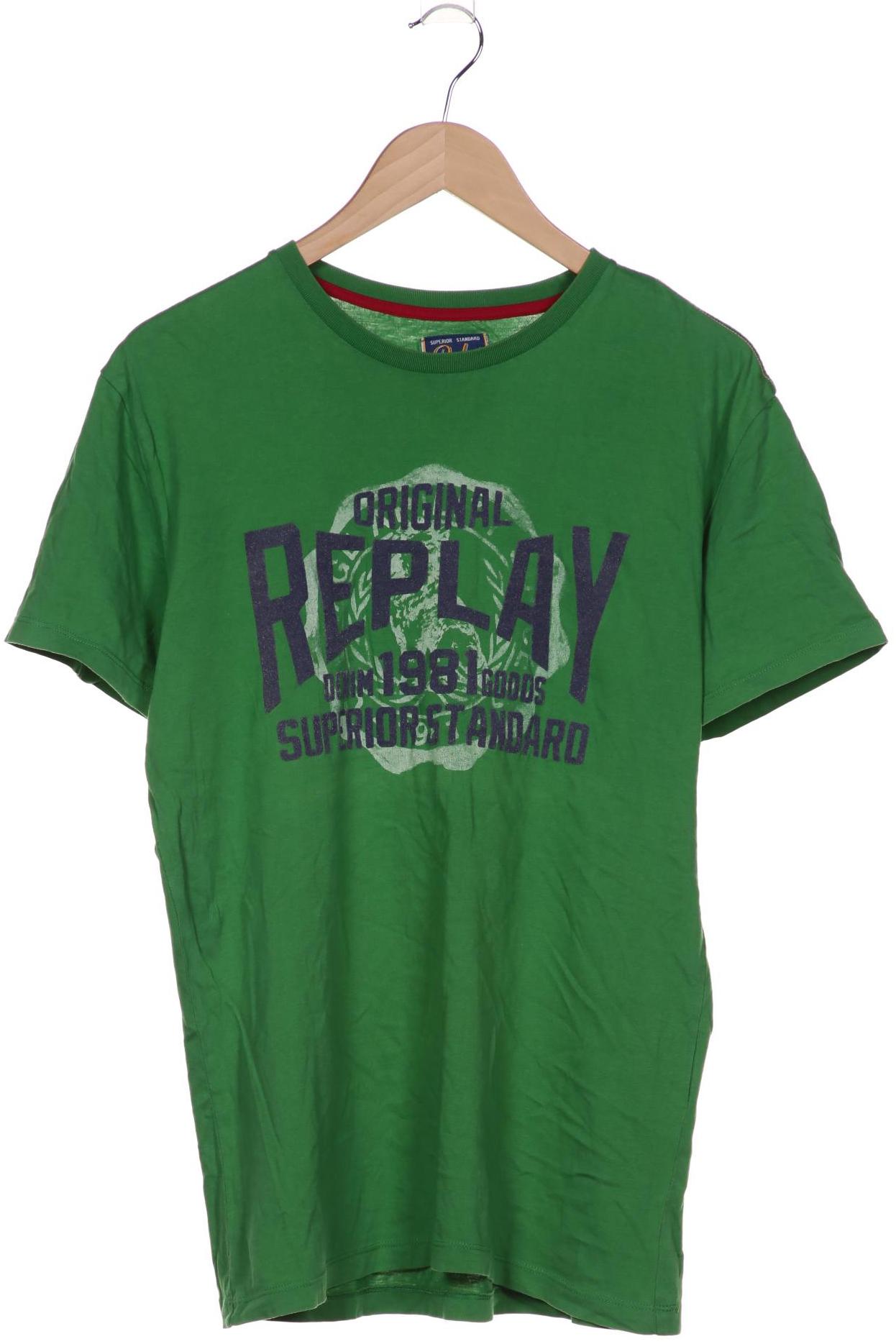 

Replay Herren T-Shirt, grün, Gr. 52