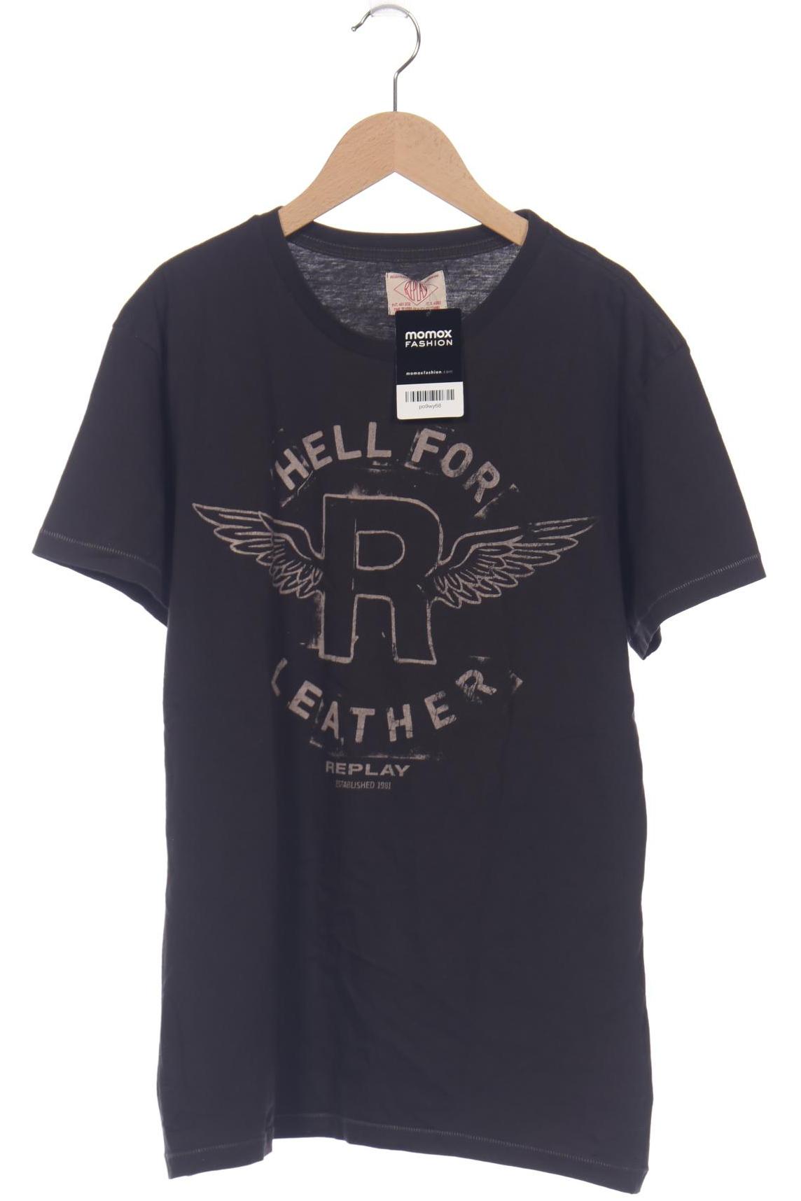 

Replay Herren T-Shirt, schwarz, Gr. 52