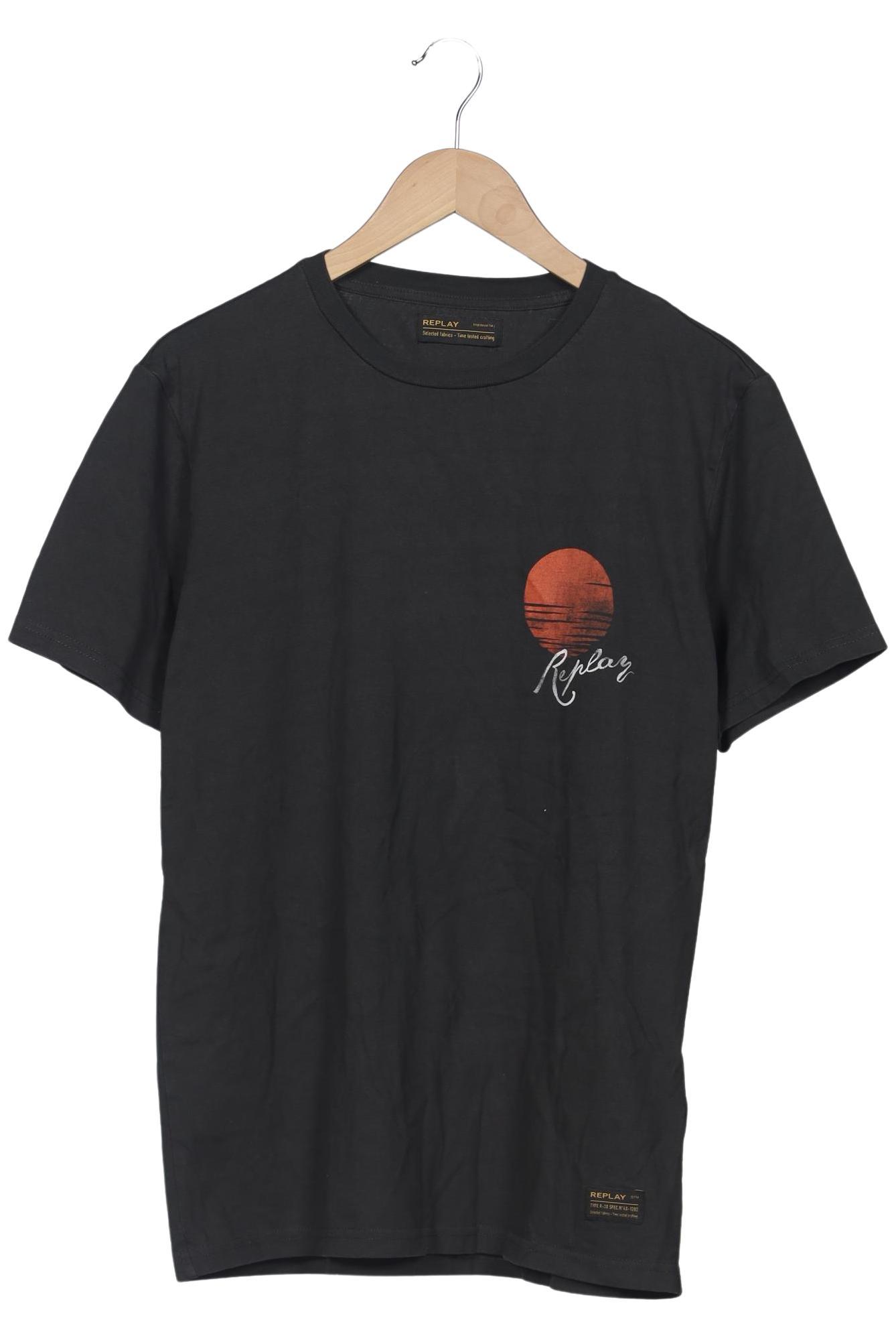 

Replay Herren T-Shirt, grau, Gr. 54