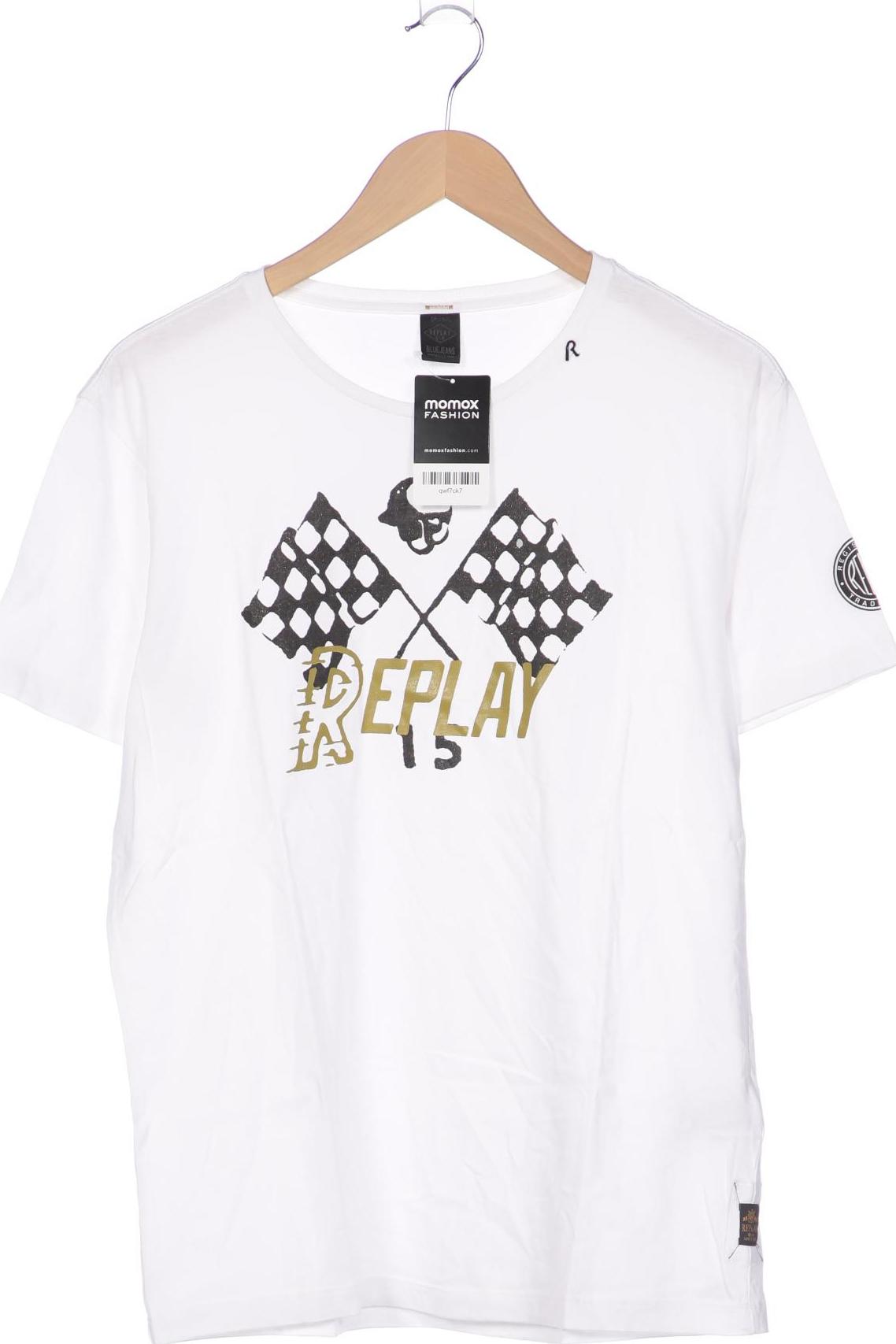

Replay Herren T-Shirt, weiß