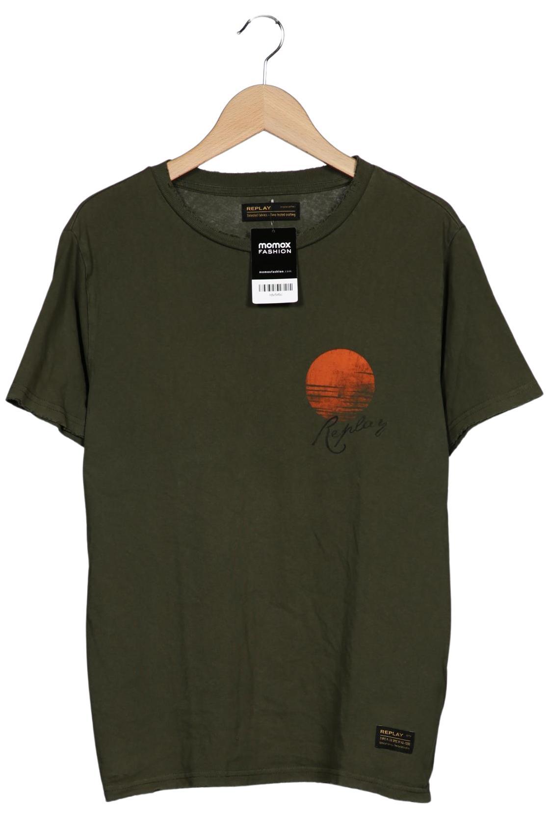 

Replay Herren T-Shirt, grün, Gr. 48