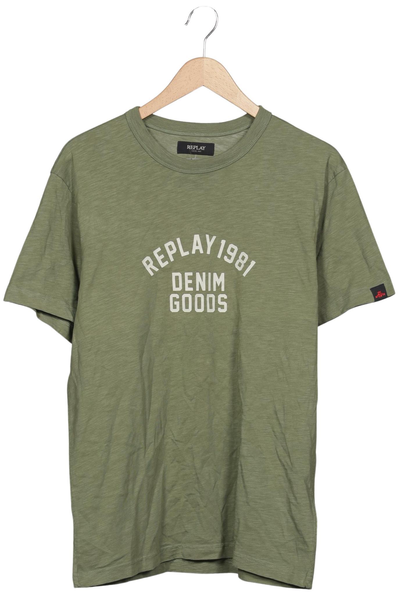 

Replay Herren T-Shirt, grün, Gr. 52