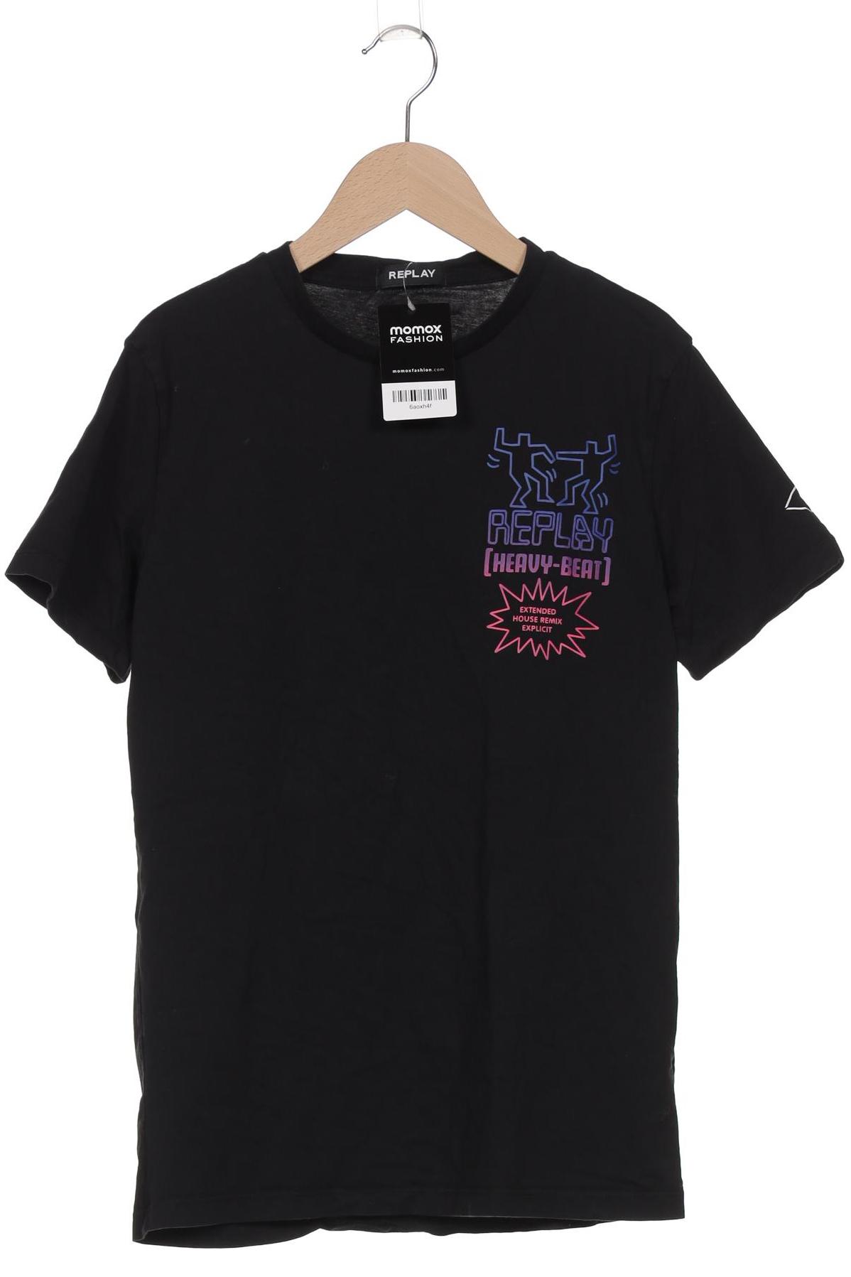 

Replay Herren T-Shirt, schwarz, Gr. 48