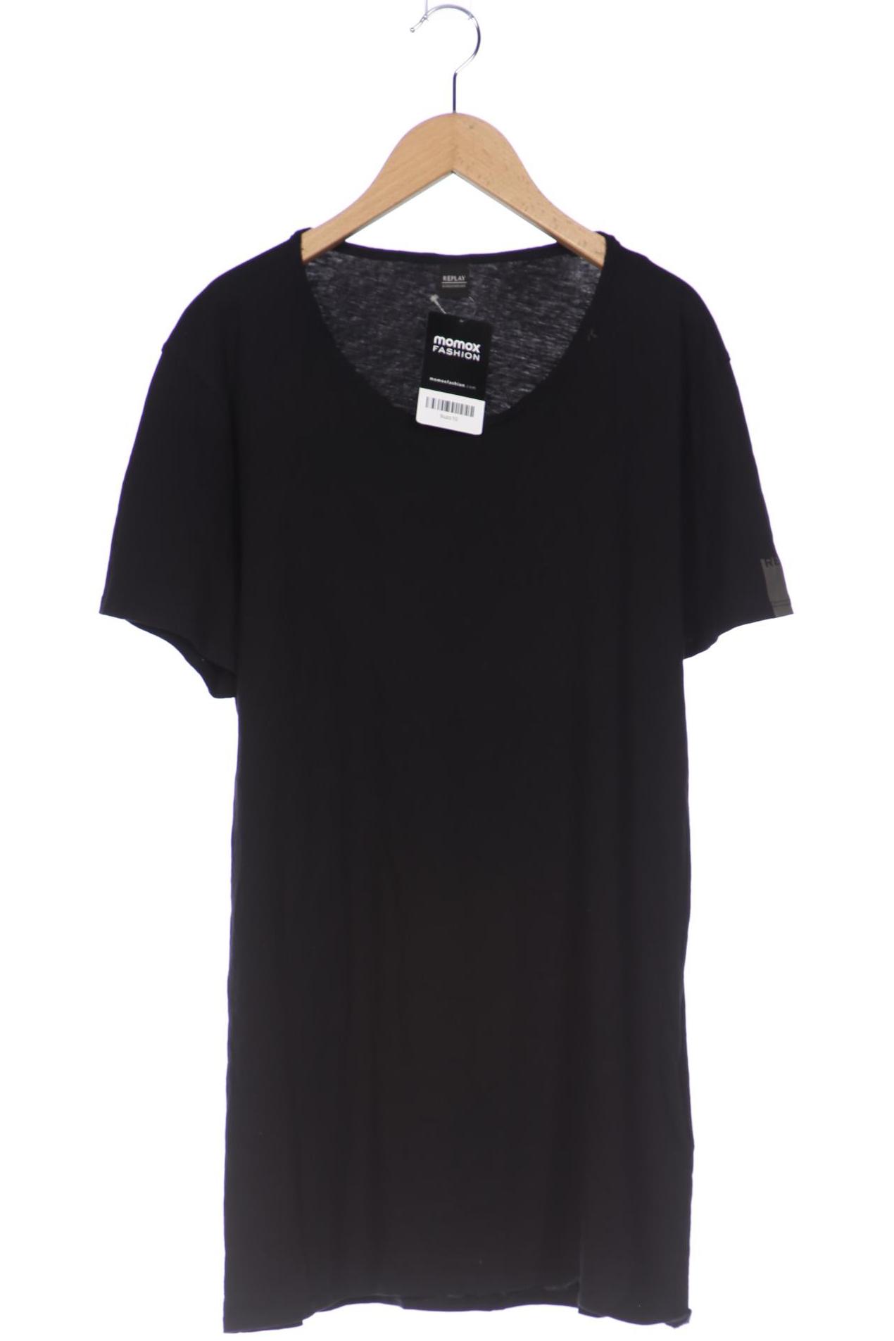 

Replay Herren T-Shirt, schwarz, Gr. 52