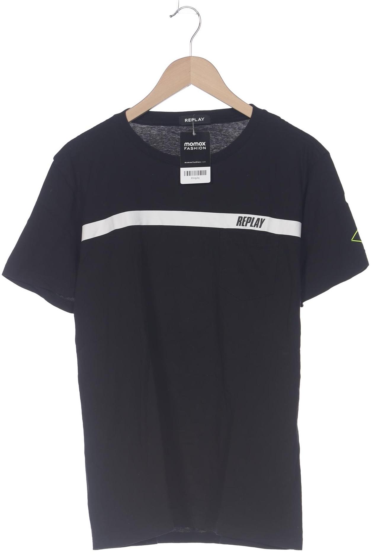

Replay Herren T-Shirt, schwarz, Gr. 52