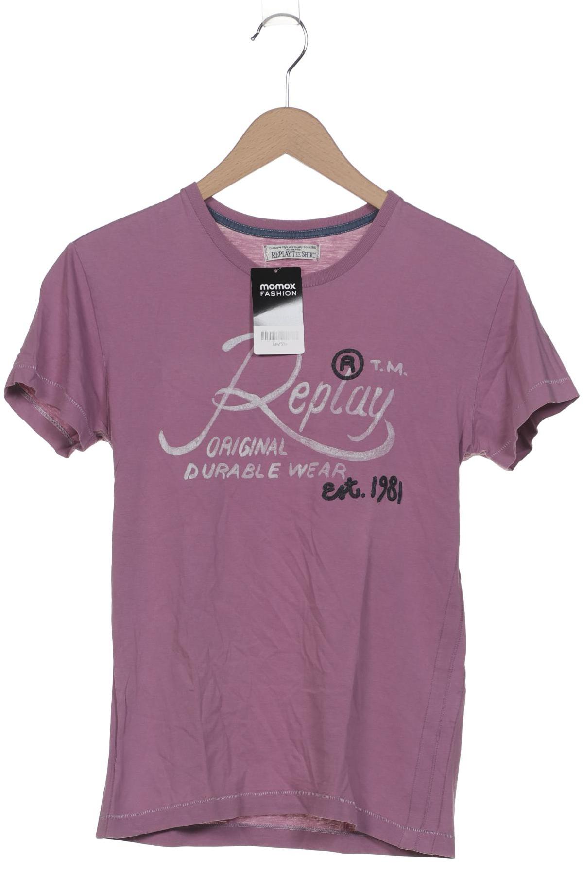 

Replay Herren T-Shirt, flieder, Gr. 46