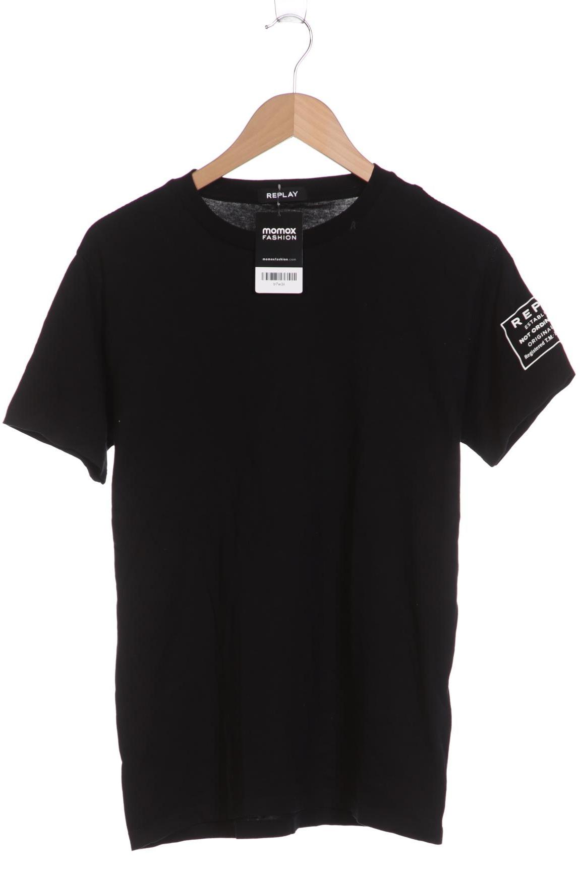 

Replay Herren T-Shirt, schwarz