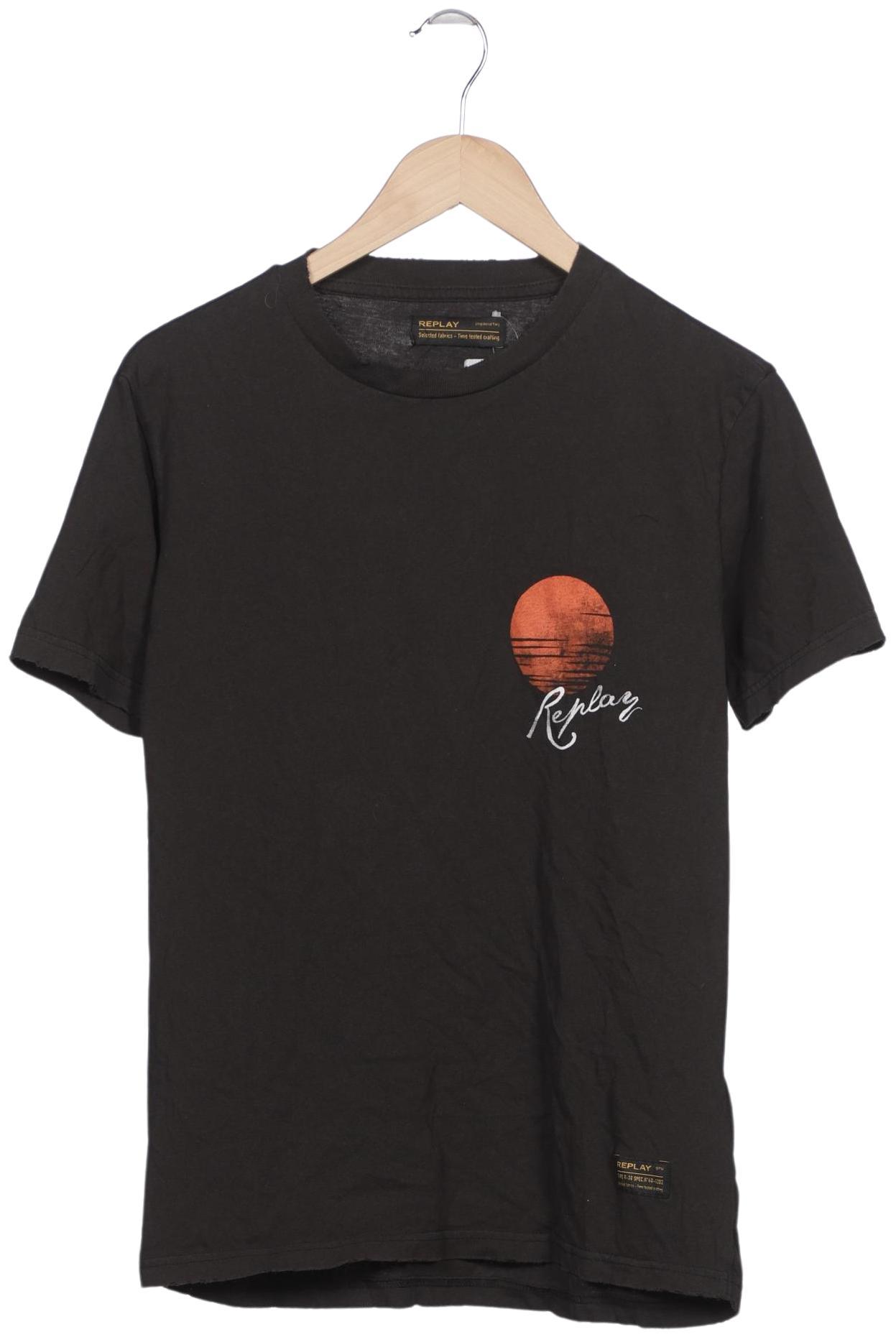 

Replay Herren T-Shirt, schwarz, Gr. 52