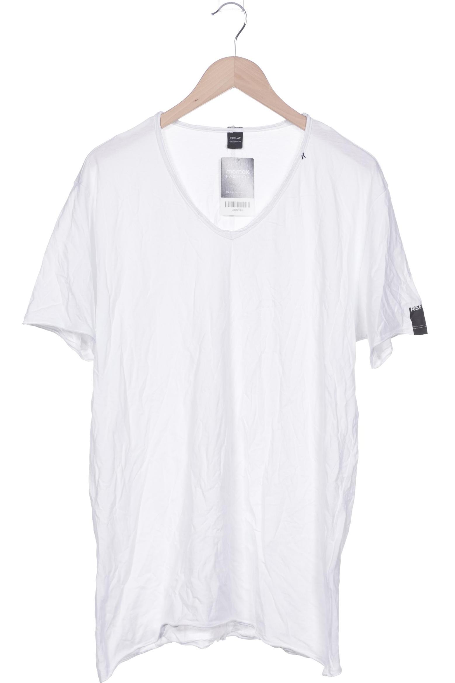 

Replay Herren T-Shirt, weiß, Gr. 56