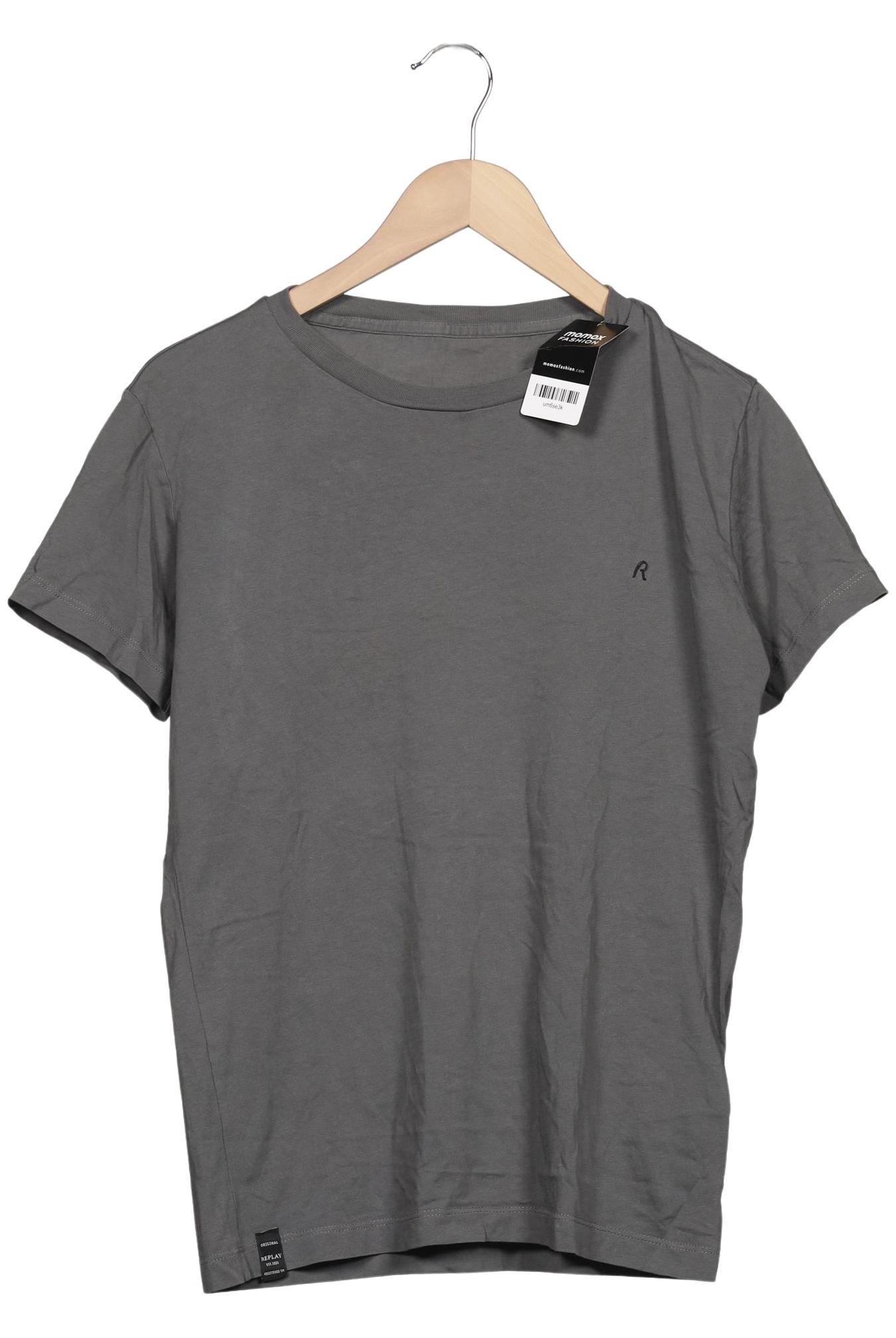 

Replay Herren T-Shirt, grau, Gr. 48