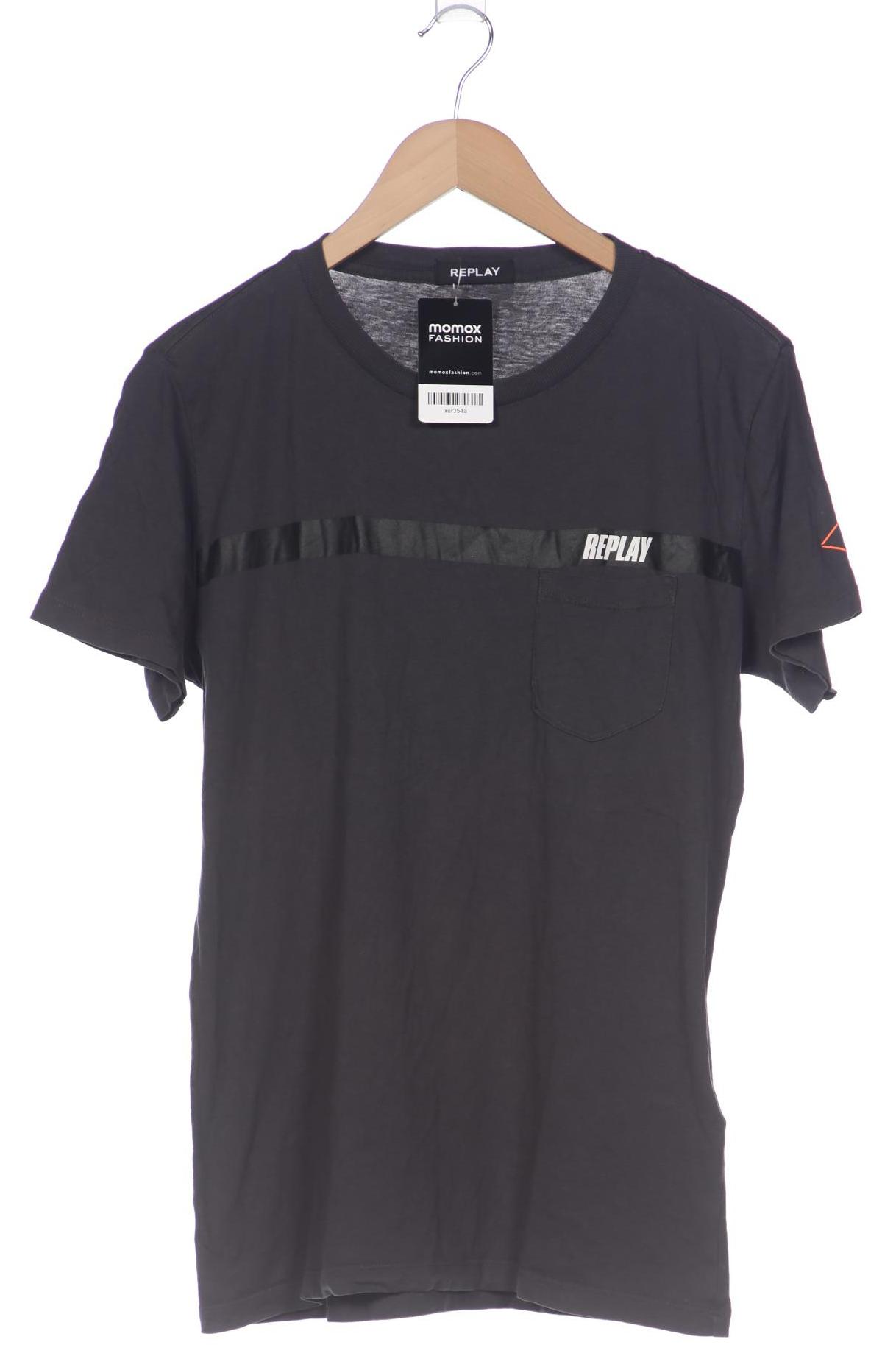 

Replay Herren T-Shirt, grau, Gr. 48