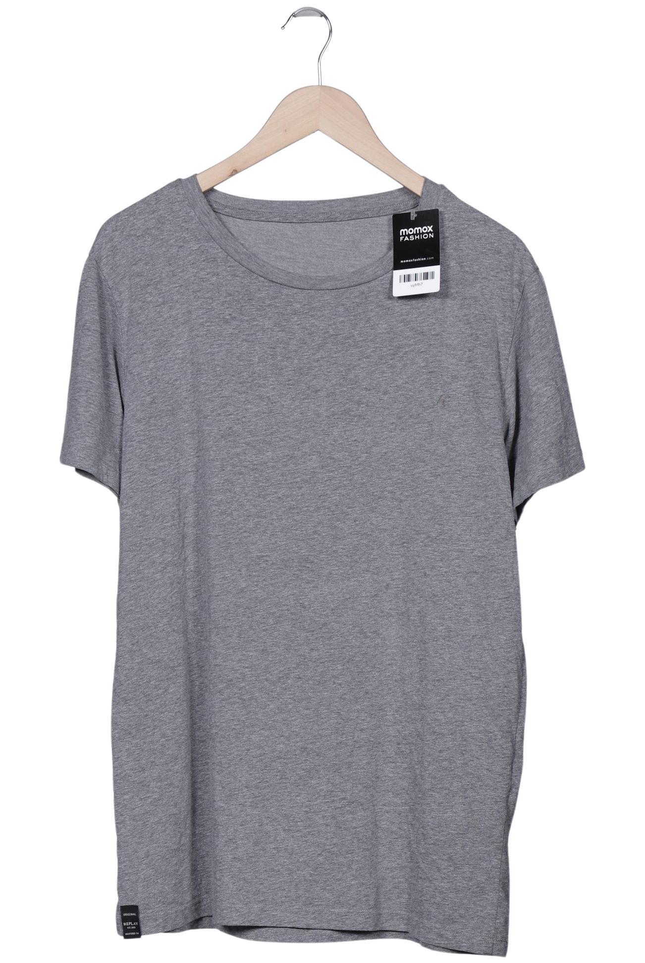 

Replay Herren T-Shirt, grau, Gr. 54