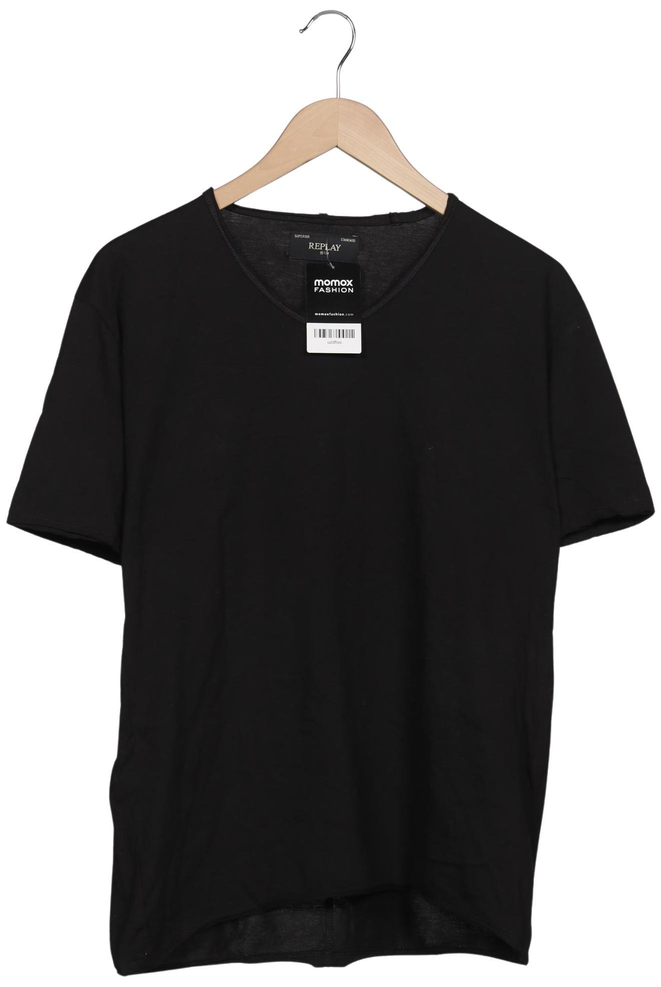 

Replay Herren T-Shirt, schwarz, Gr. 52