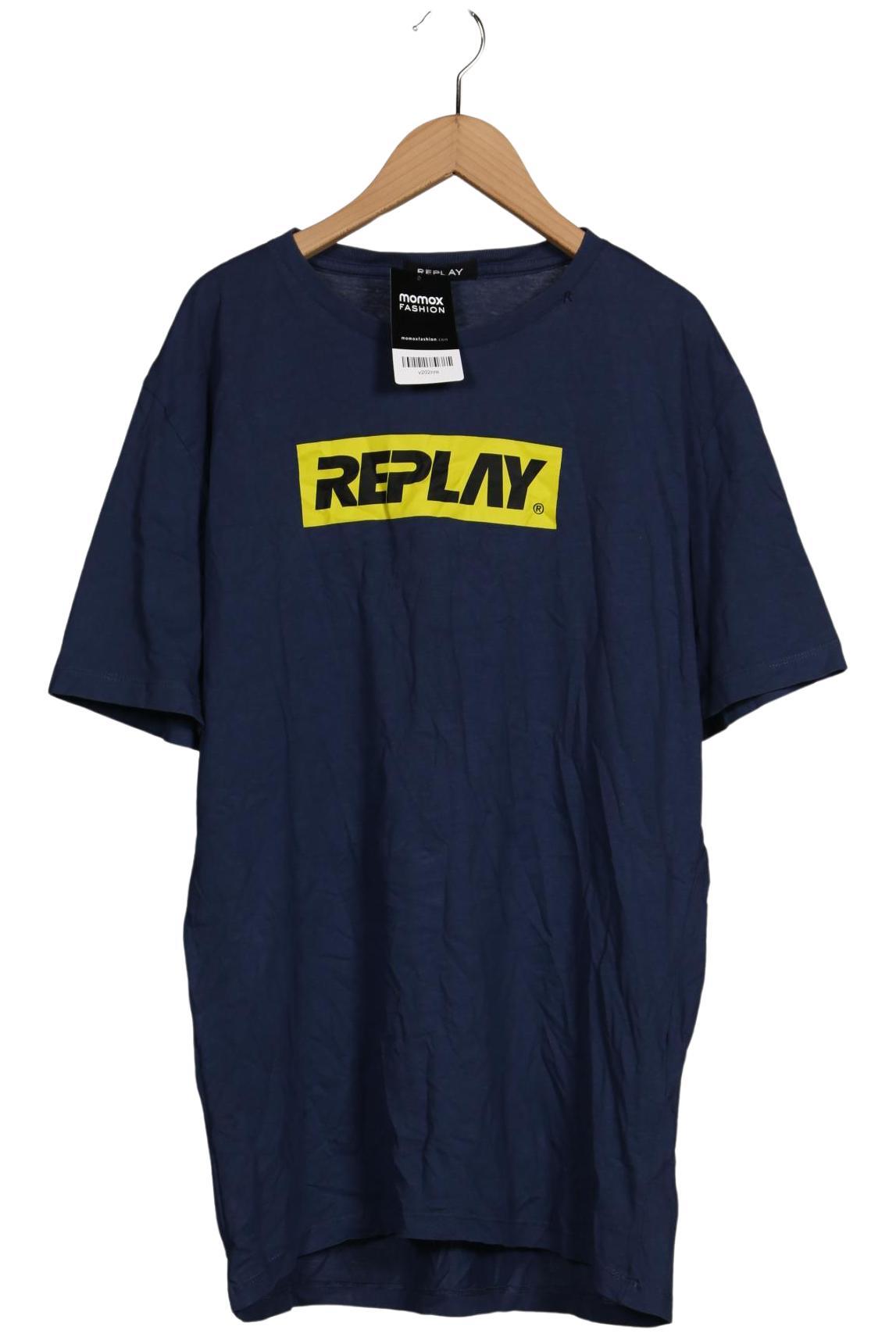 

Replay Herren T-Shirt, marineblau, Gr. 56