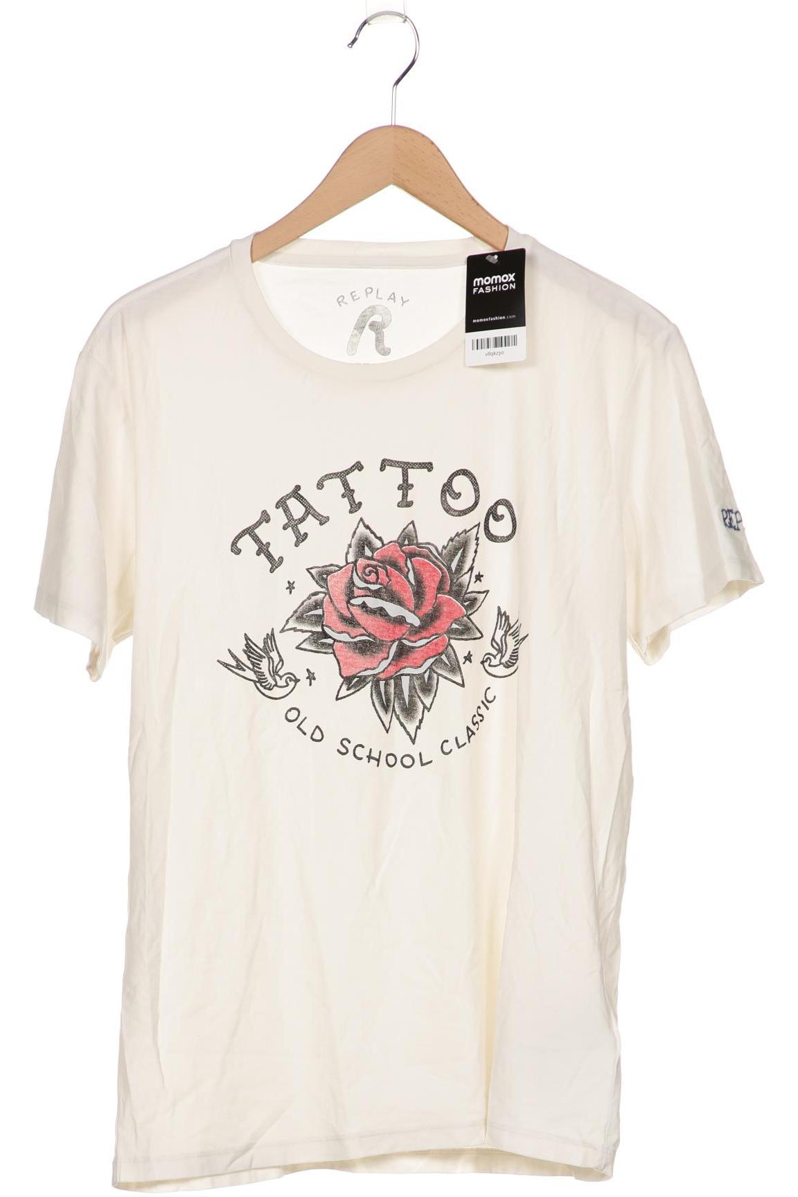 

Replay Herren T-Shirt, weiß