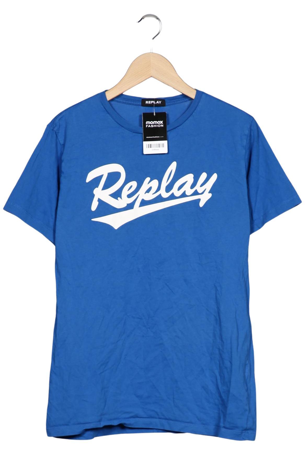 

Replay Herren T-Shirt, blau, Gr. 52
