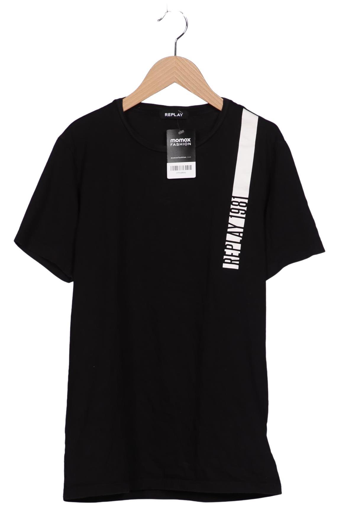 

Replay Herren T-Shirt, schwarz, Gr. 52
