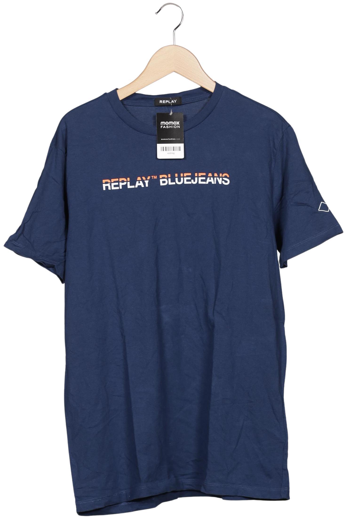 

Replay Herren T-Shirt, marineblau, Gr. 56