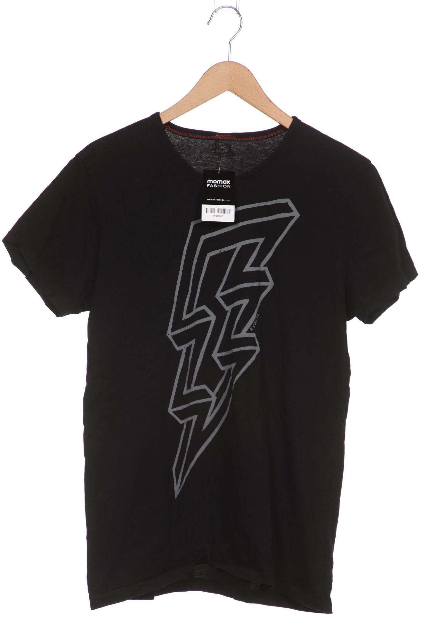 

Replay Herren T-Shirt, schwarz, Gr. 52