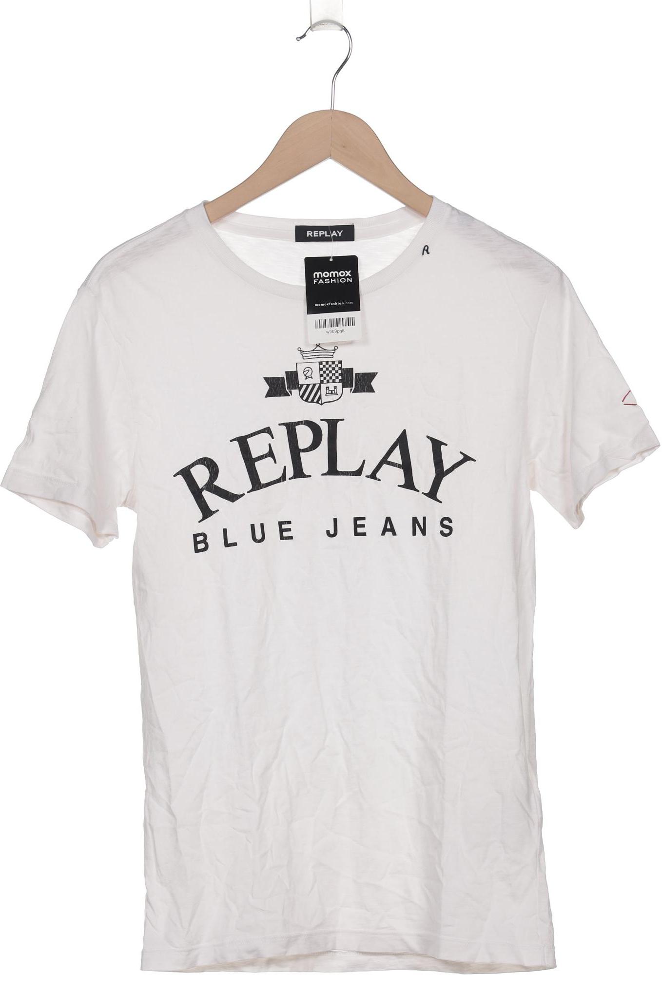 

Replay Herren T-Shirt, weiß, Gr. 46