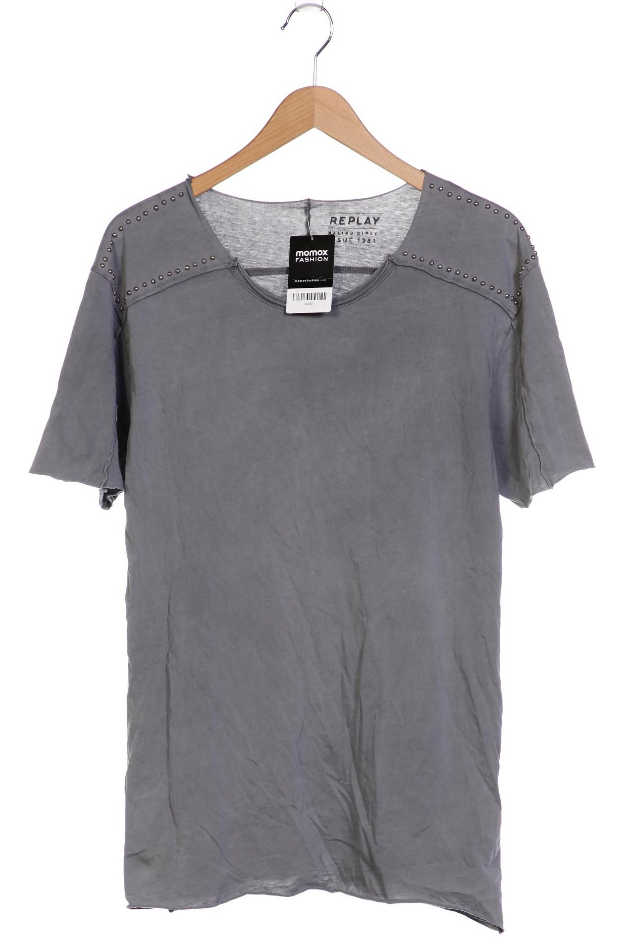 

Replay Herren T-Shirt, grau, Gr. 54