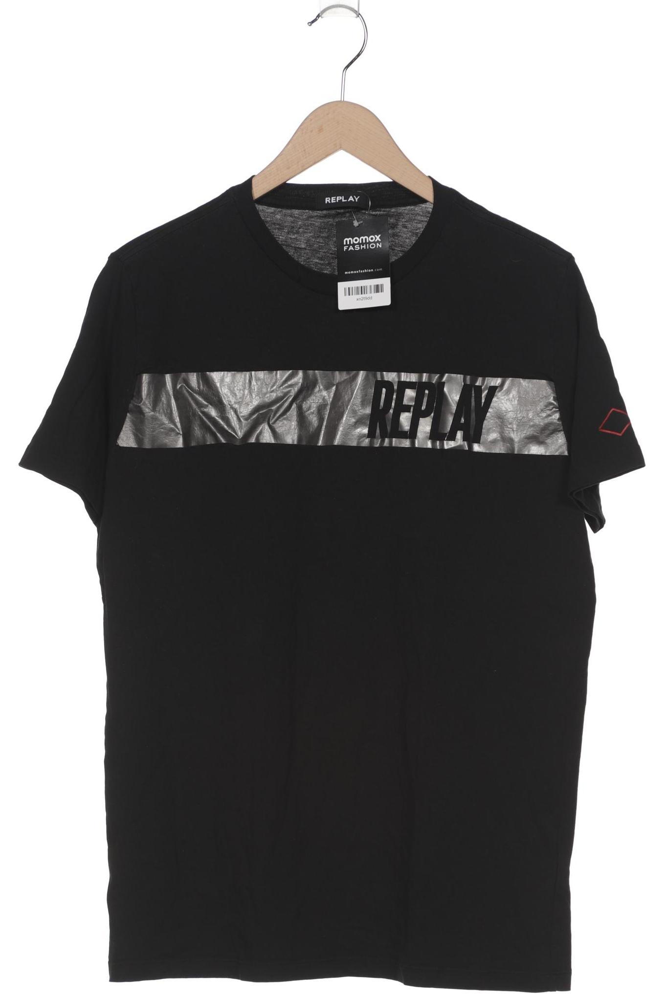 

Replay Herren T-Shirt, schwarz, Gr. 54