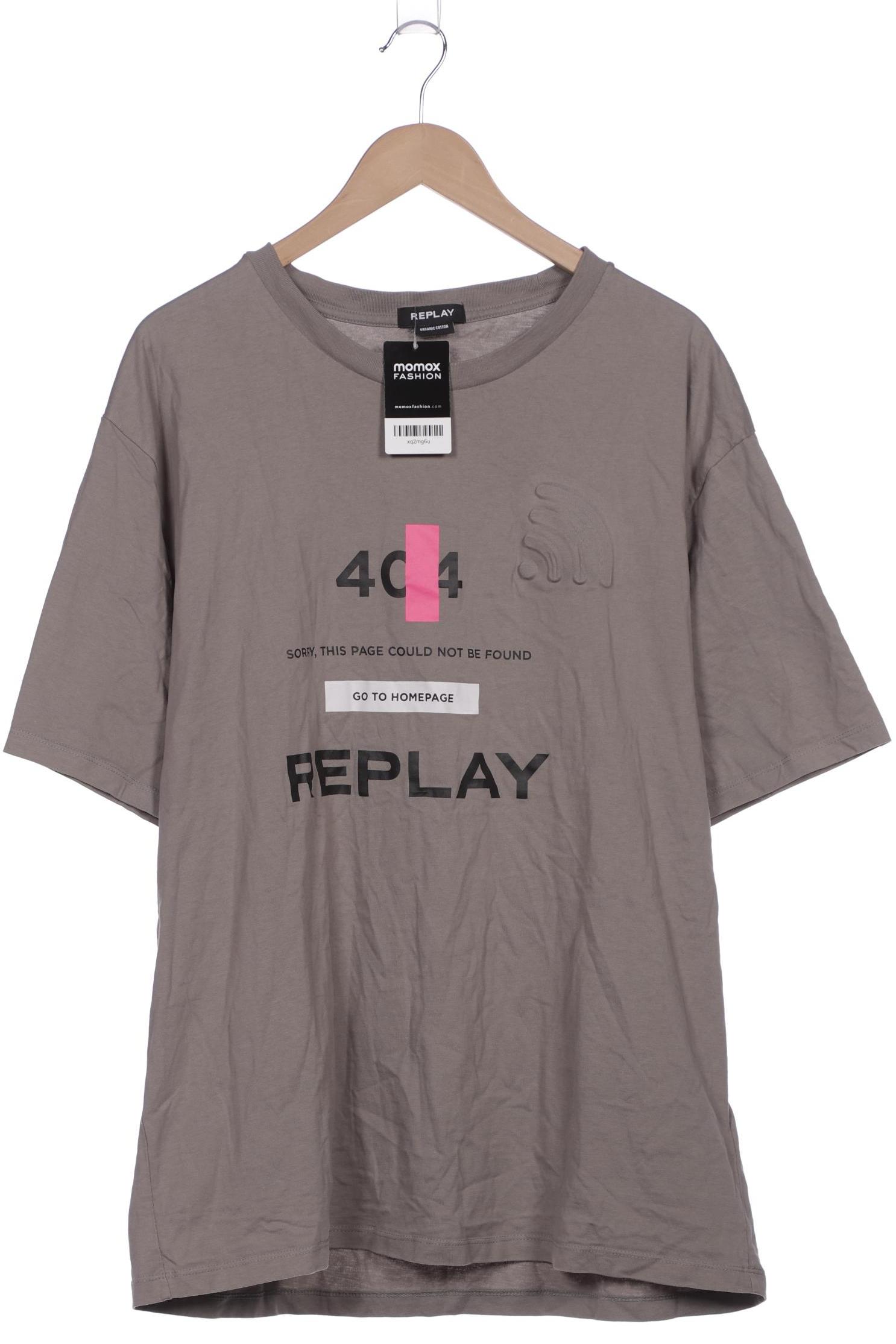 

Replay Herren T-Shirt, grau, Gr. 58